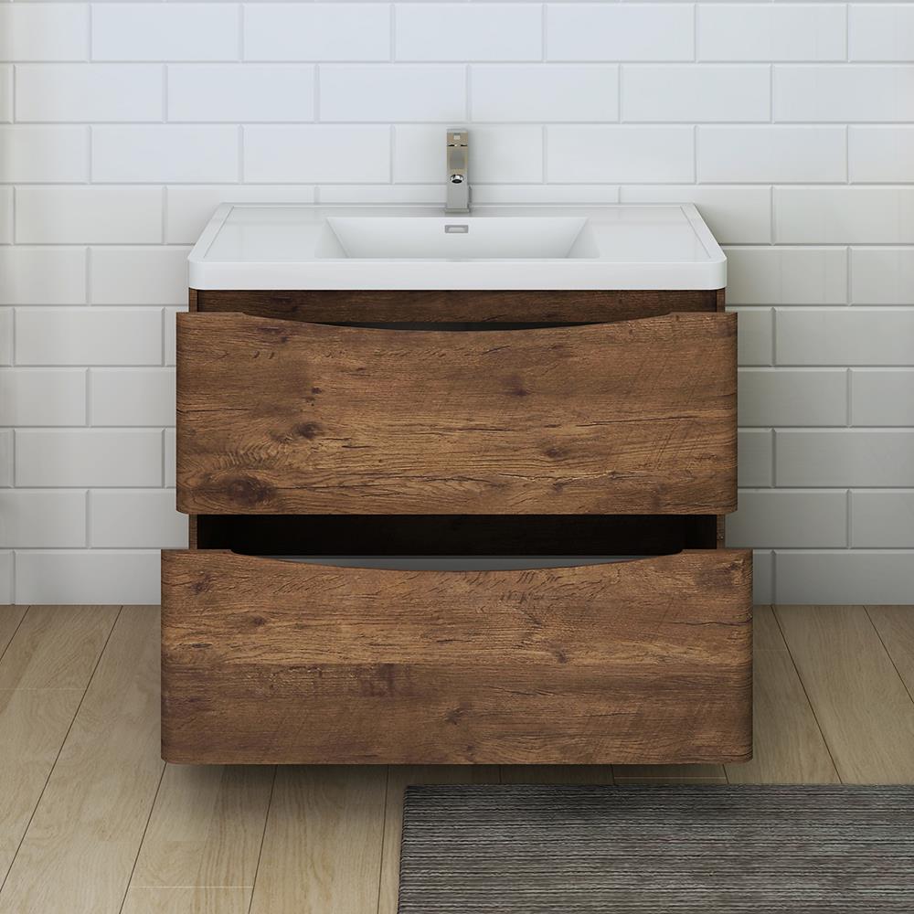 Fresca FCB9140RW-I Bath-Vanity-Combo - View #4