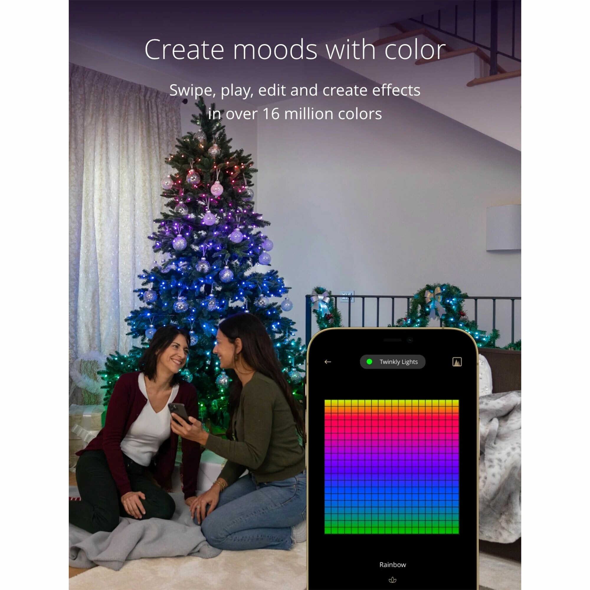 Pre-lit Christmas Tree Multi-Color(16 million) Remote & APP