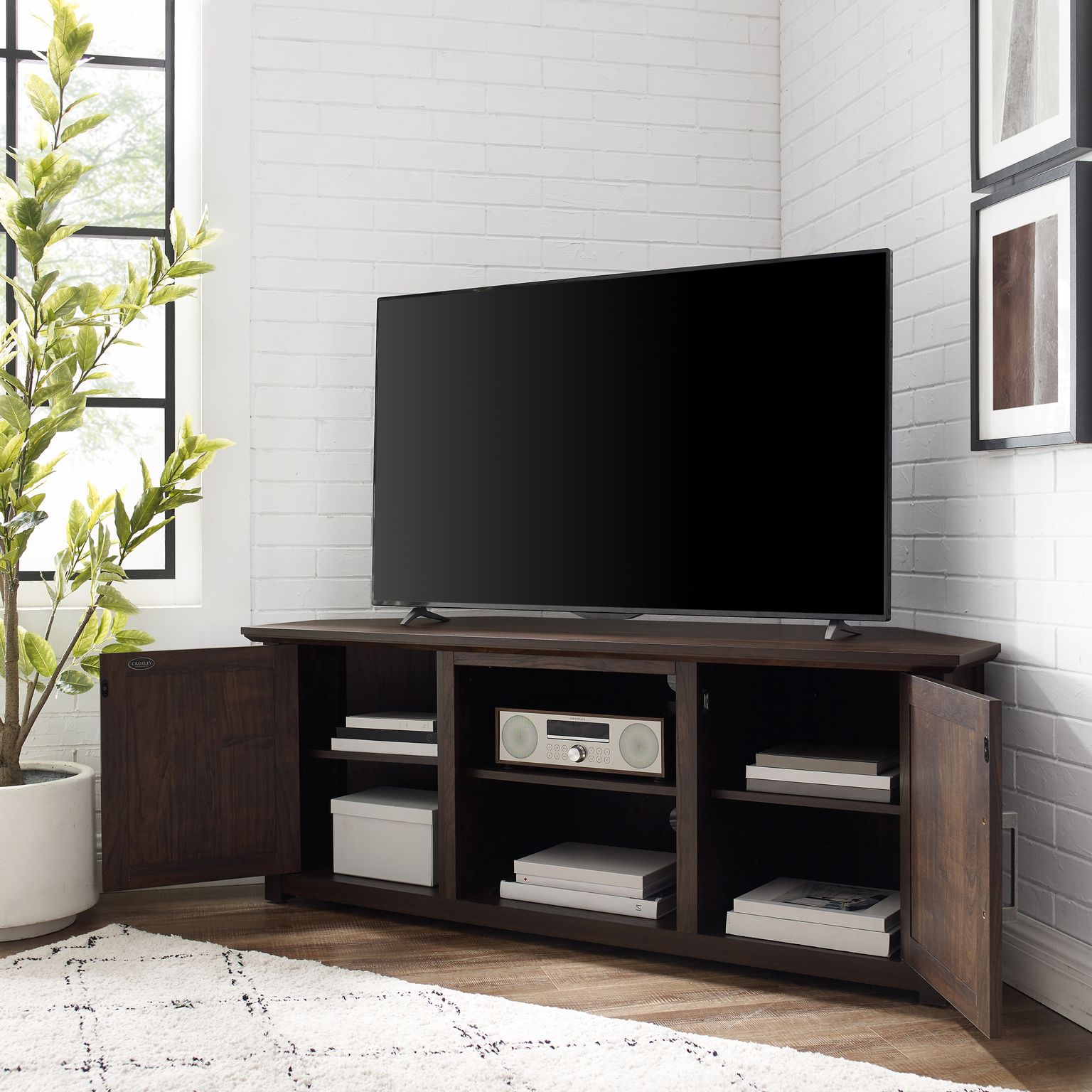 Crosley Furniture CF101258-DW Tv-Stands - View #2