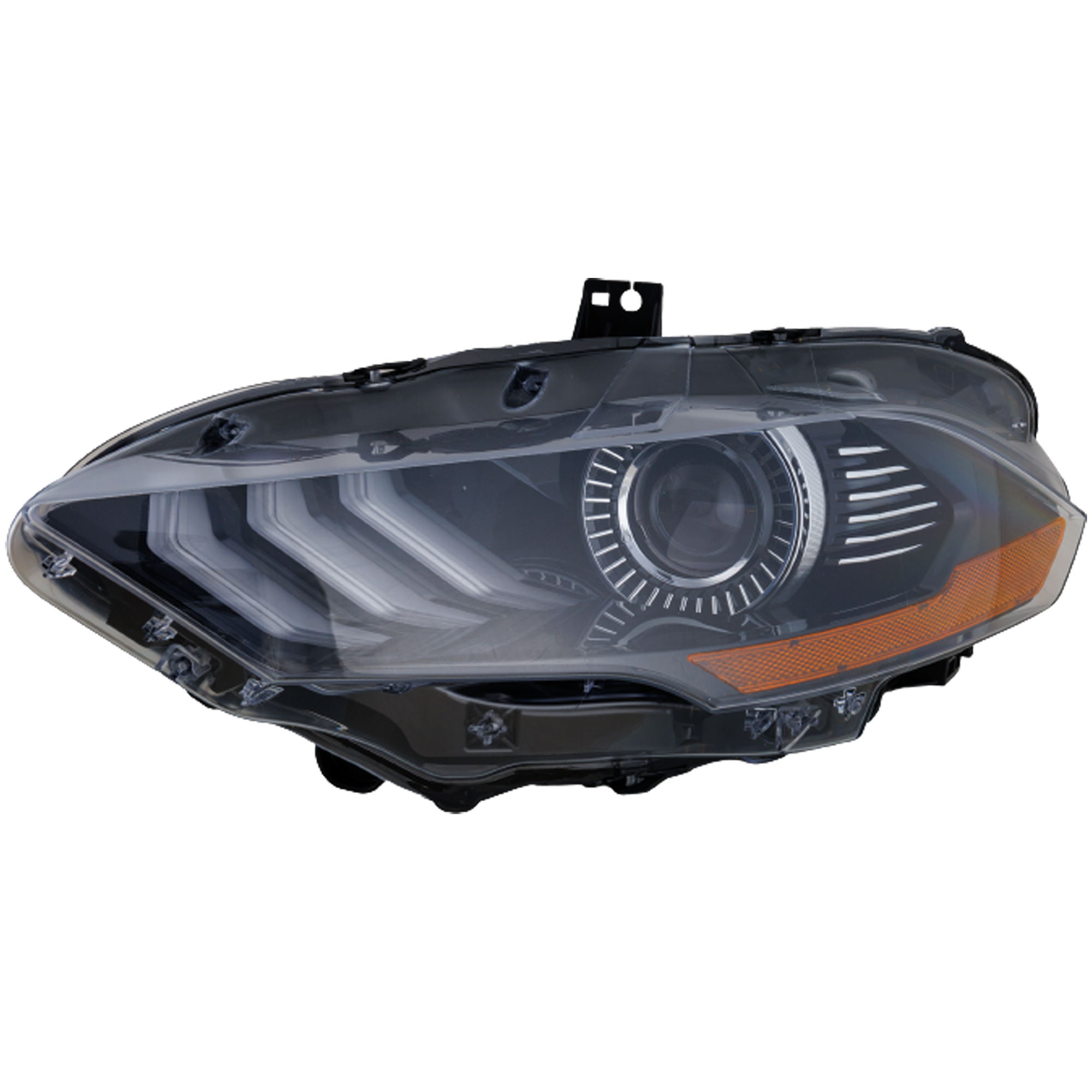 Garage-Pro GPRF10010118 Driver Side Headlight For Ford Mustang 2018-2023 Halogen with Bulb(s) Replaces# Jr3z13008b