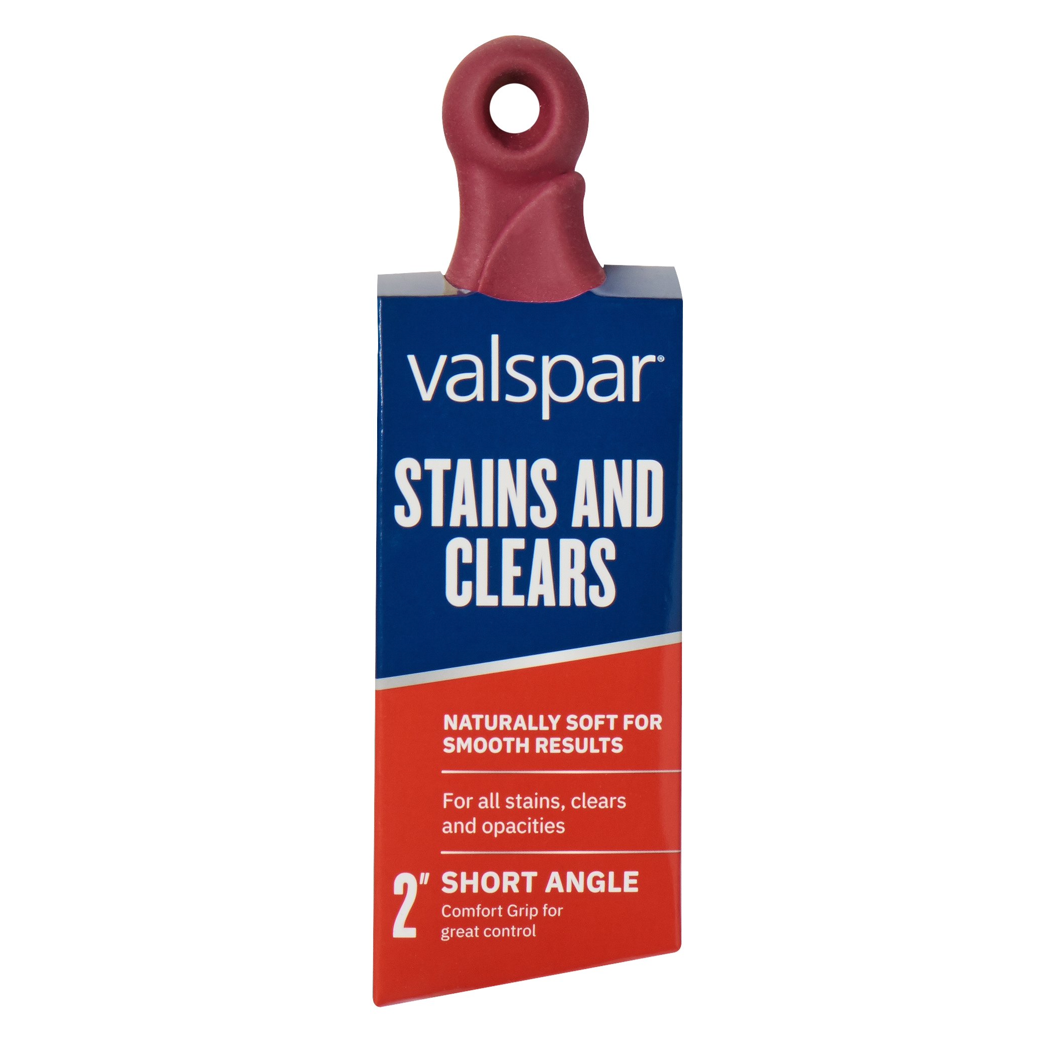 Valspar Natural Bristle- Polyester Blend Angle 2-in Paint Brush