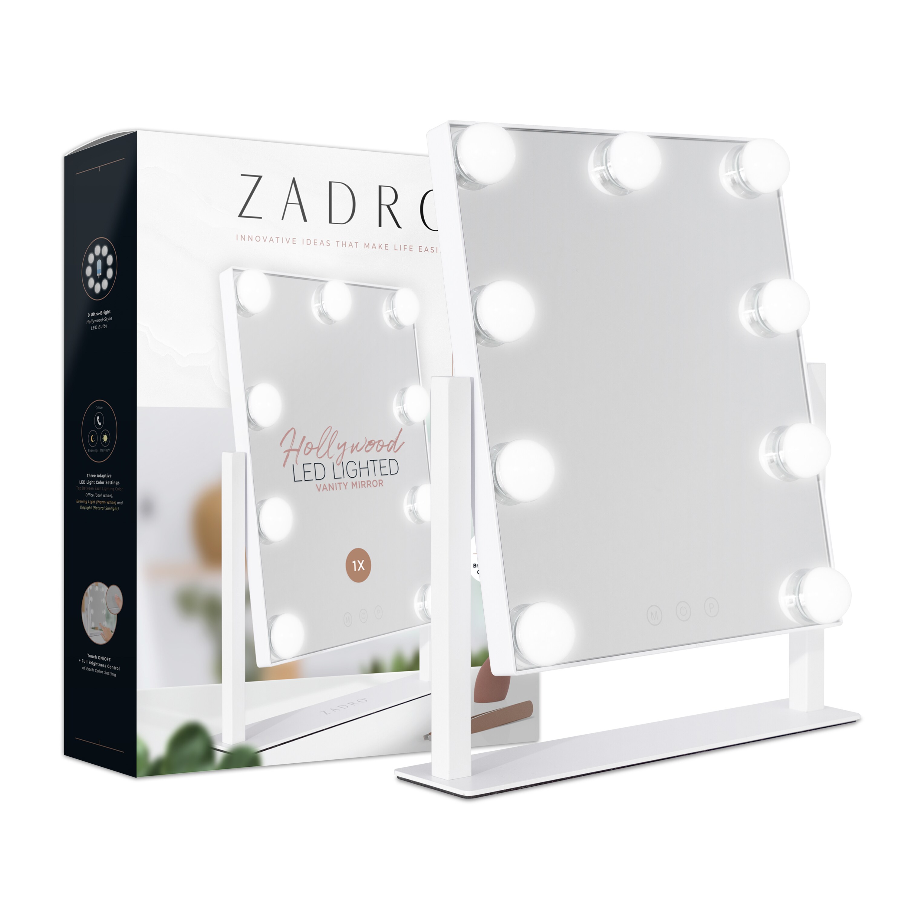 Zadro HLVART11 Makeup-Mirrors - View #2