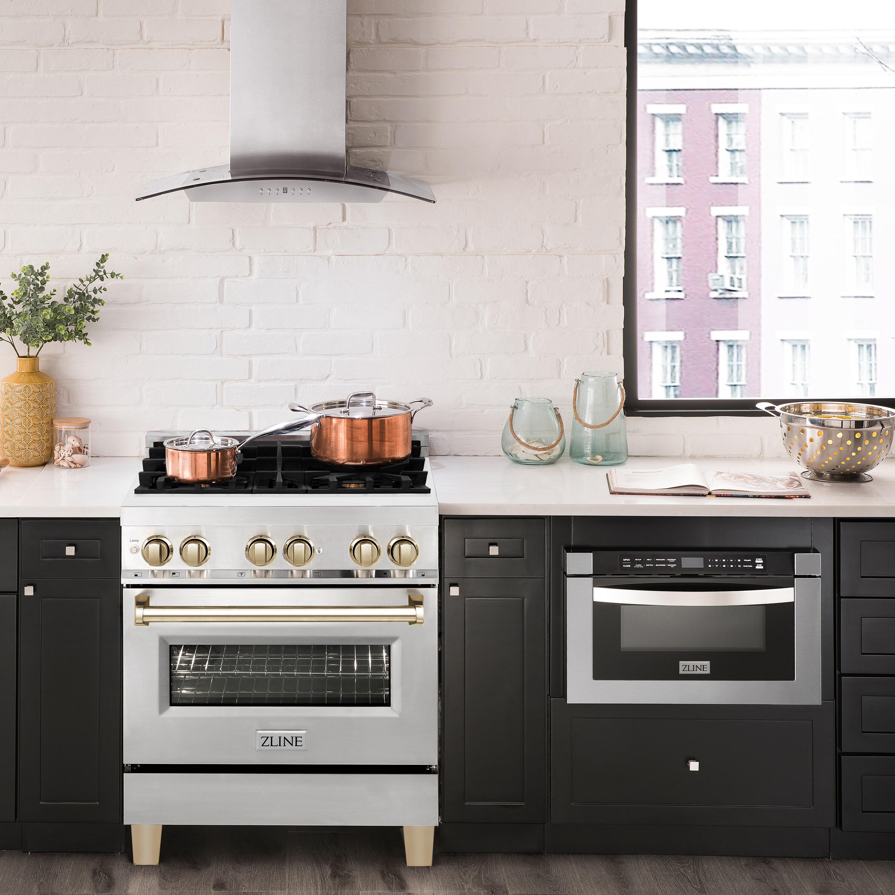 ZLINE KITCHEN & BATH RAZ-30-G Dual-Fuel-Ranges - View #4