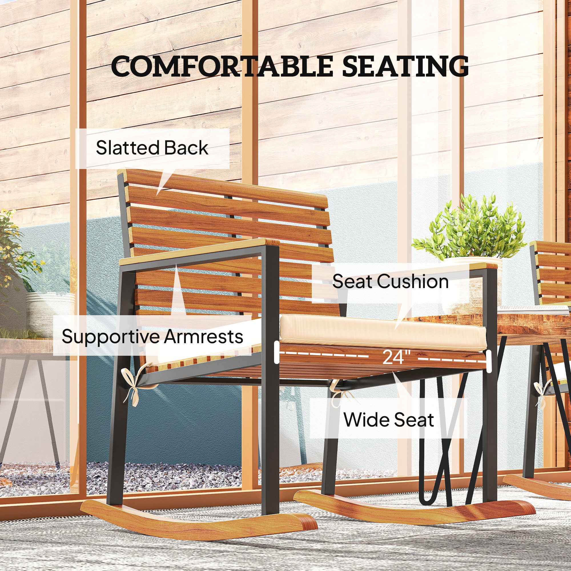 Outsunny 84G-523V00CW Patio-Chairs - View #4
