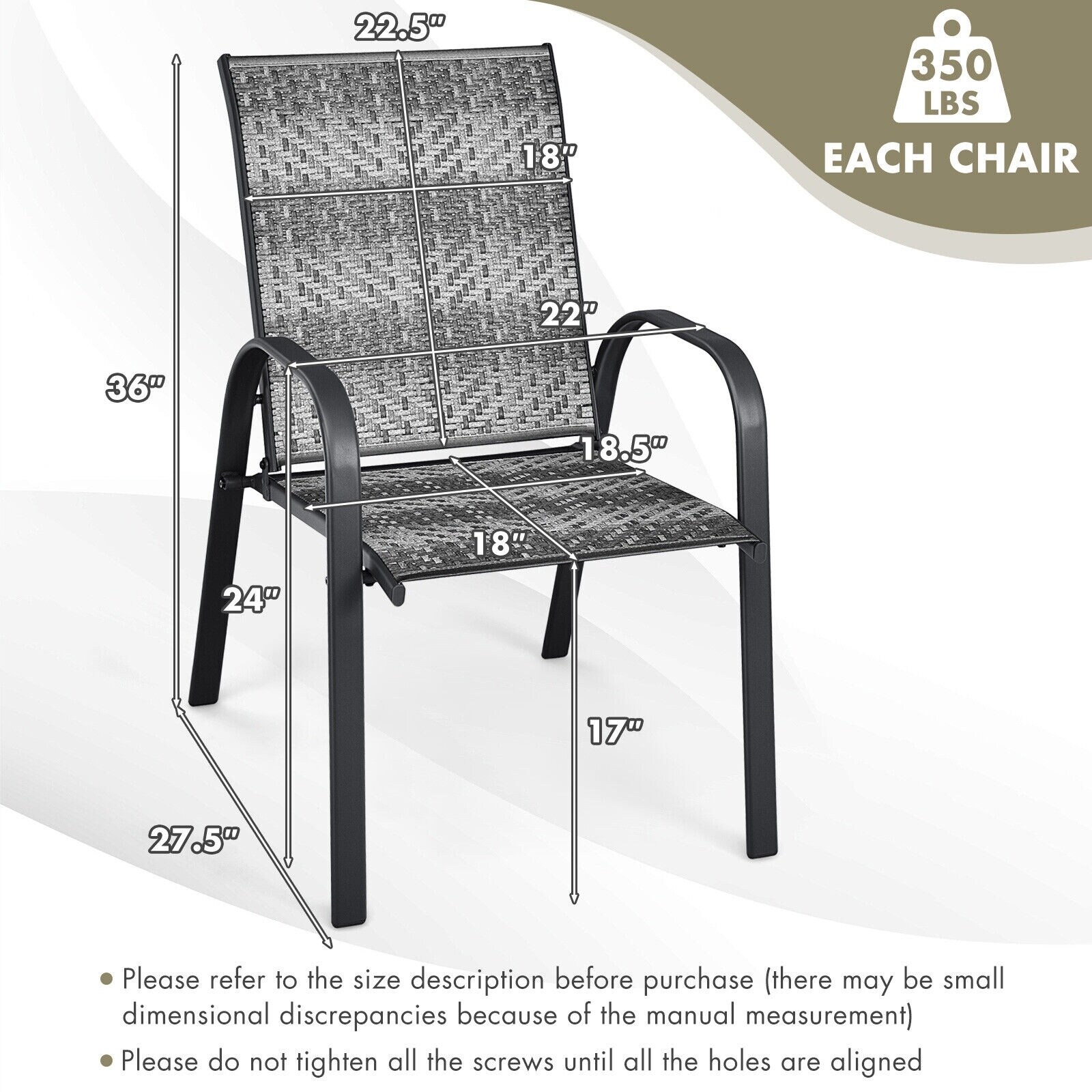 Volenca VOL-1DU9KD Patio-Chairs - View #3