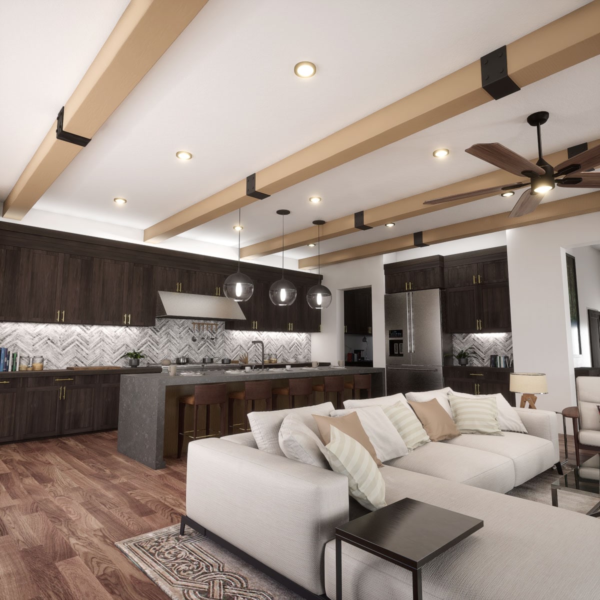 Ekena Millwork 2159438 Faux-Beams - View #8