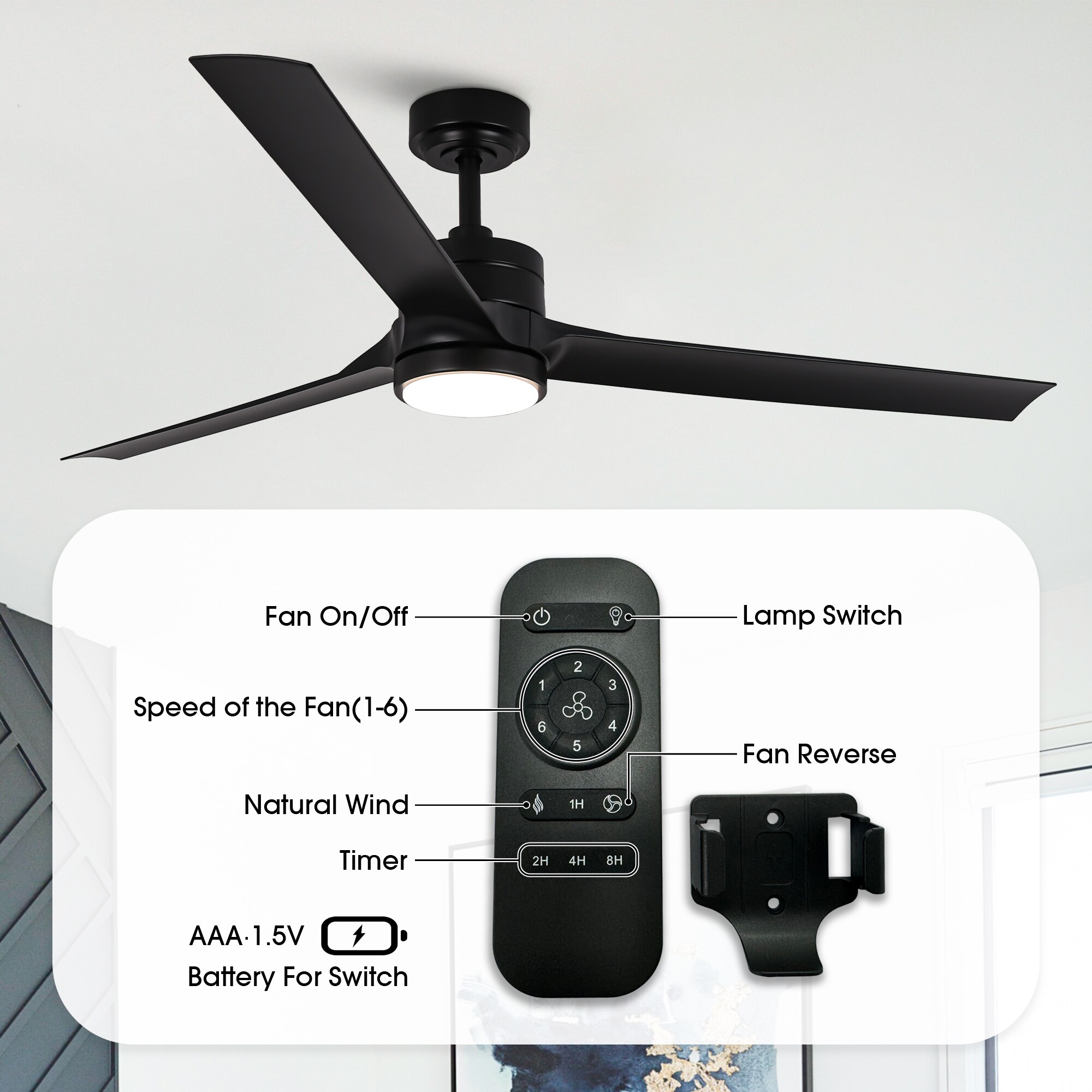 VACZON VZA01B111A Ceiling-Fans - View #3
