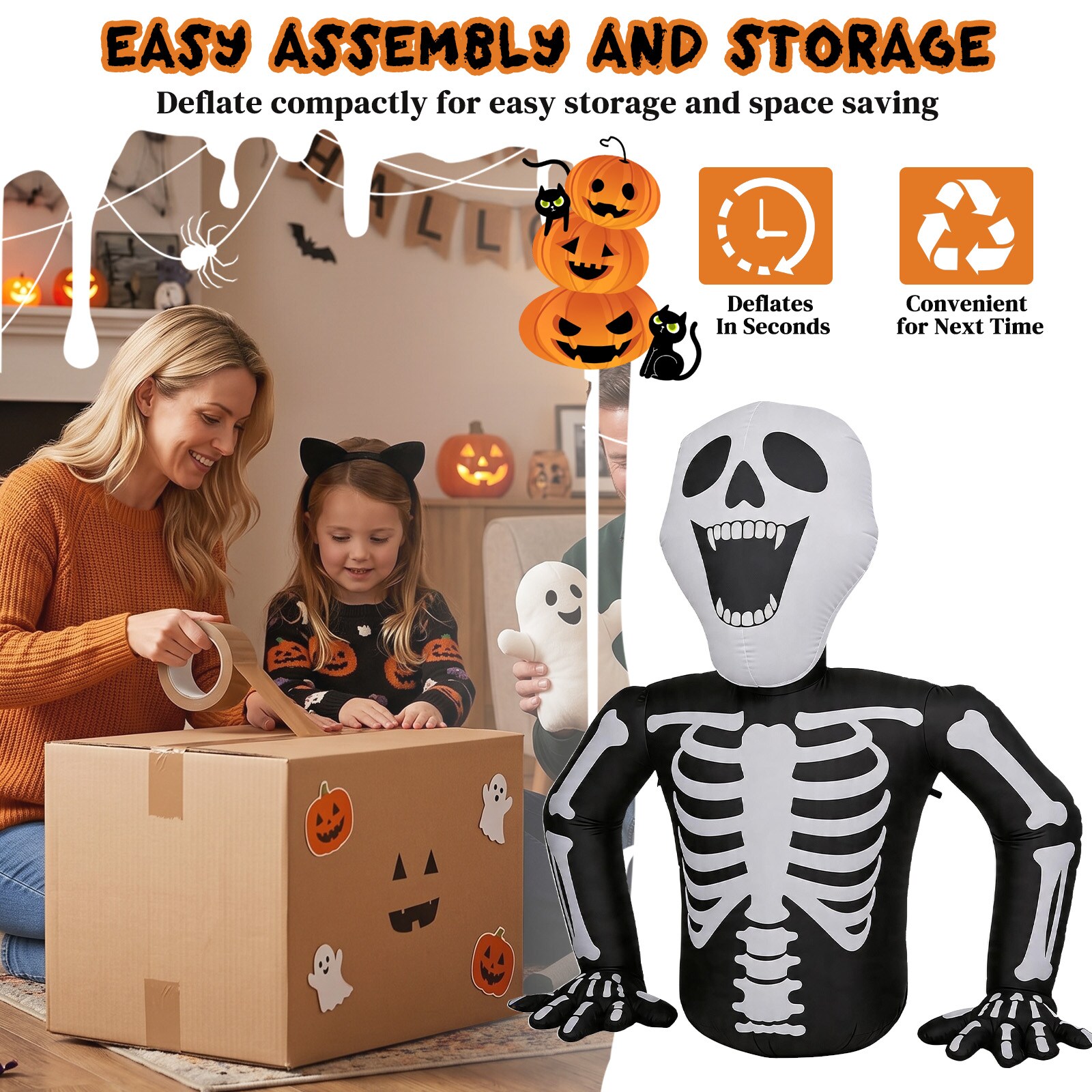 ROSMENA 83197117-SYHJQ011 Table-Halloween-Decor - View #5
