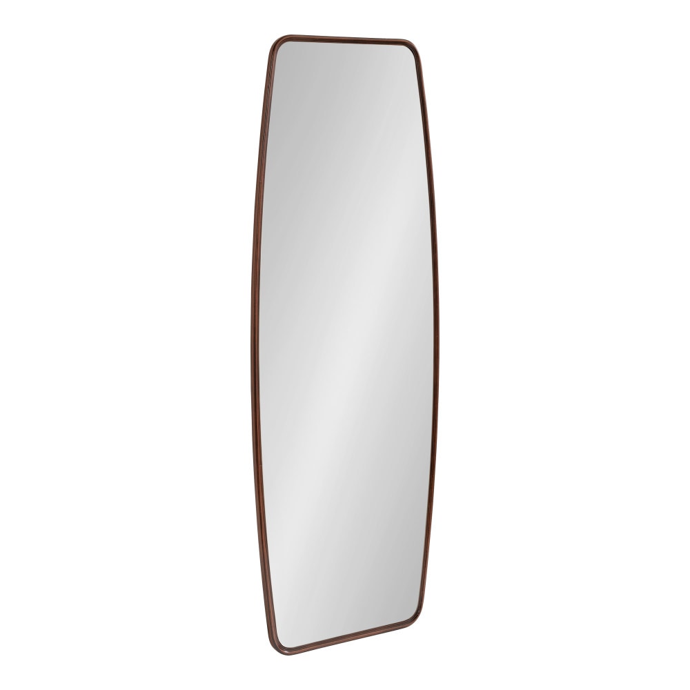 Kate and Laurel Caskill 18.00-in W x 48.00-in H Rectangle Bronze Framed Wall Mirror
