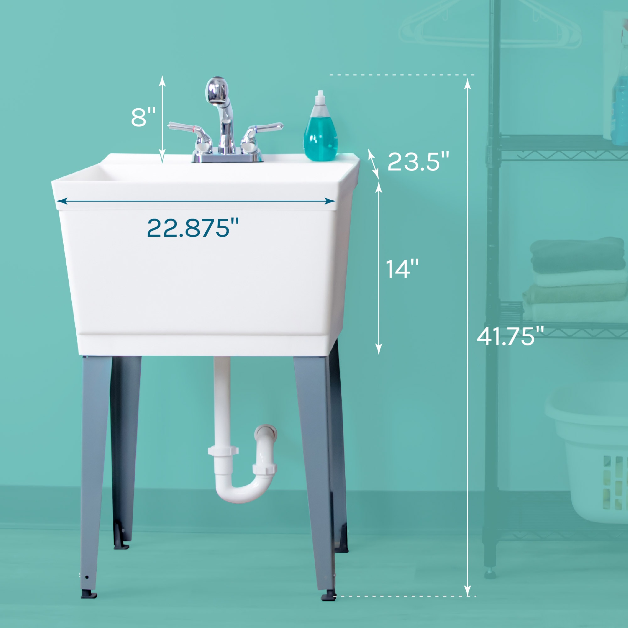 Cambridge Resources 040 US6000 Laundry-Tubs-Utility-Sinks - View #12