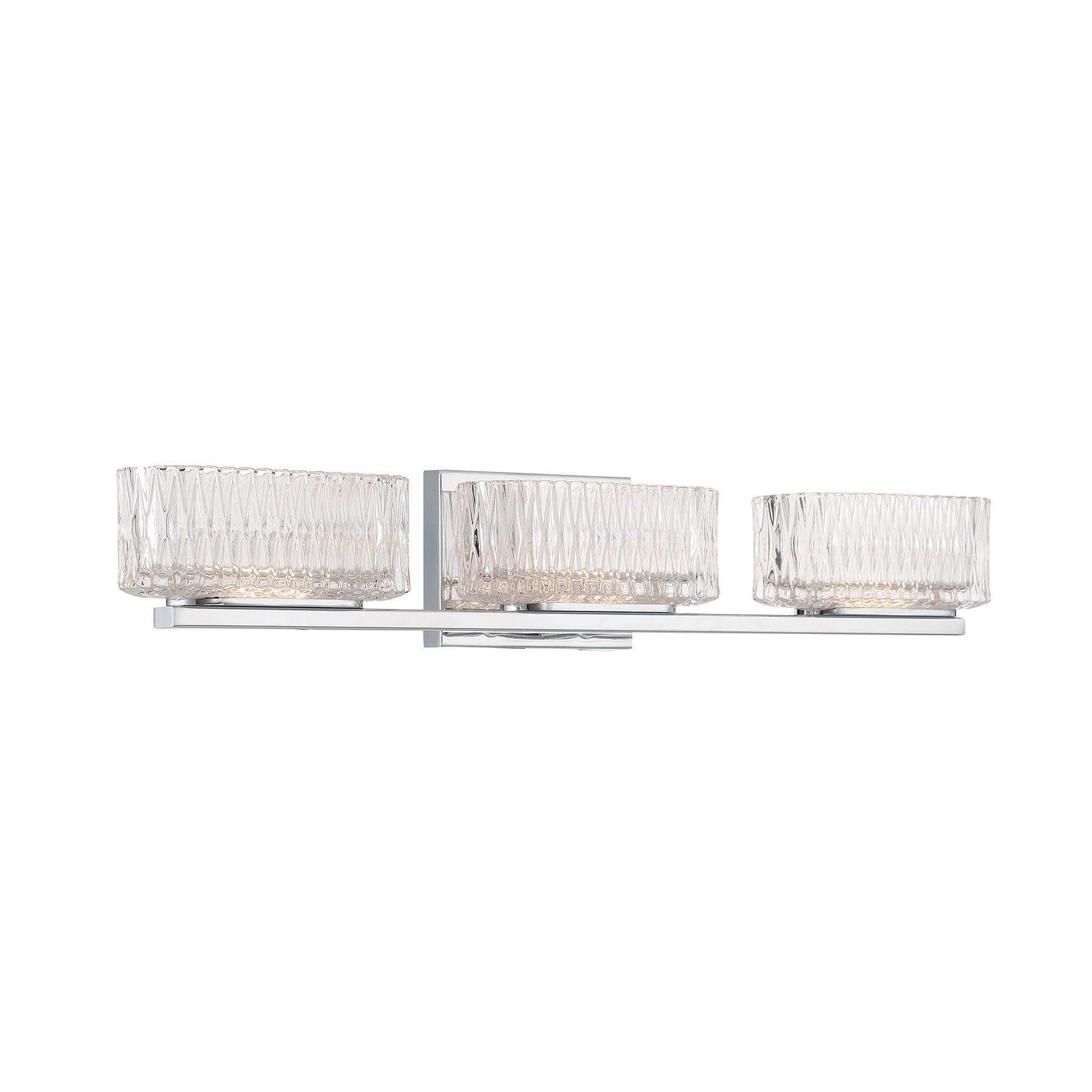 Minka Lavery 2003-77-L Sparren 26-in 3 -Light Gloss Chrome Integrated LED Modern/contemporary Vanity light