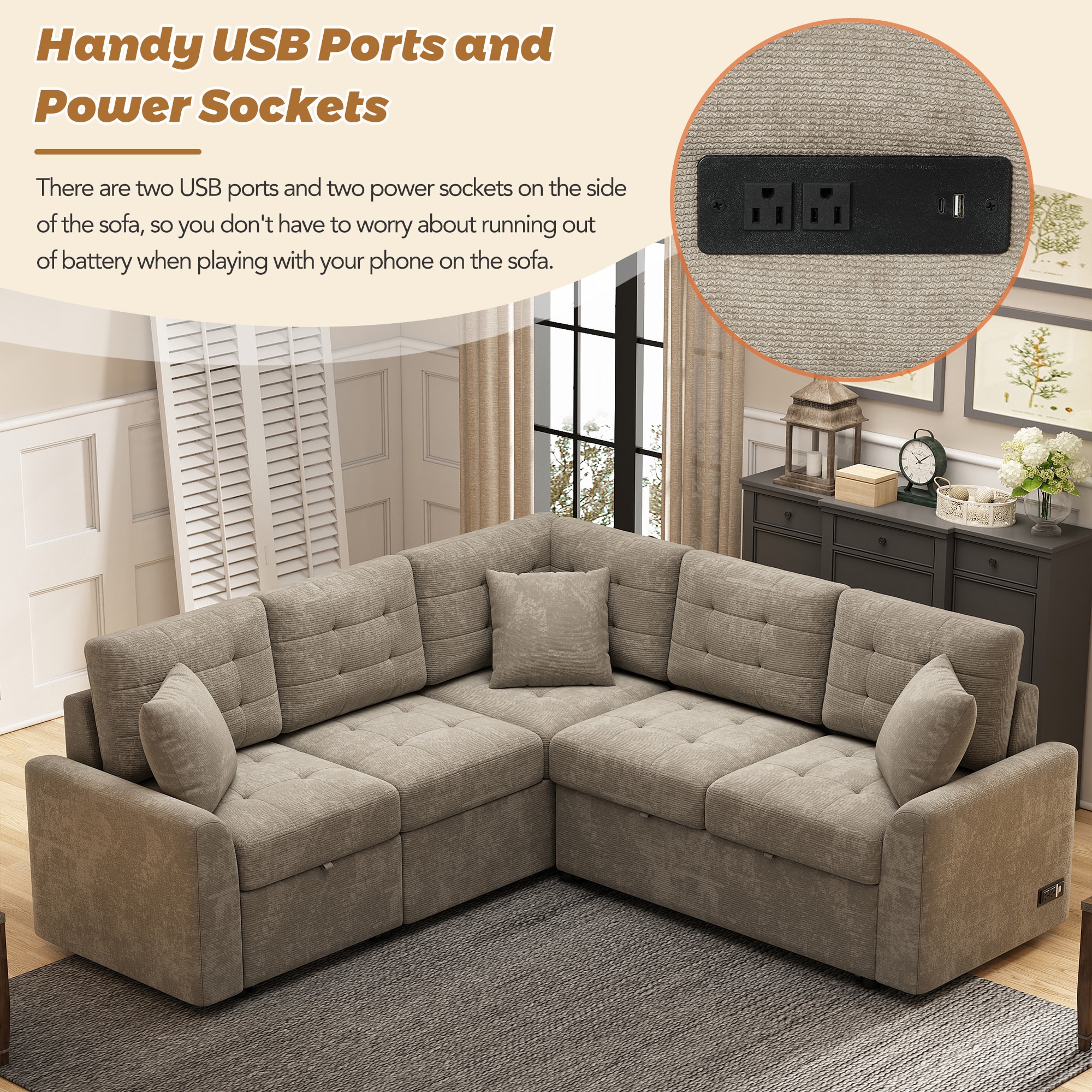 ModernLuxe L-N719S001230S Sofas-Loveseats - View #2