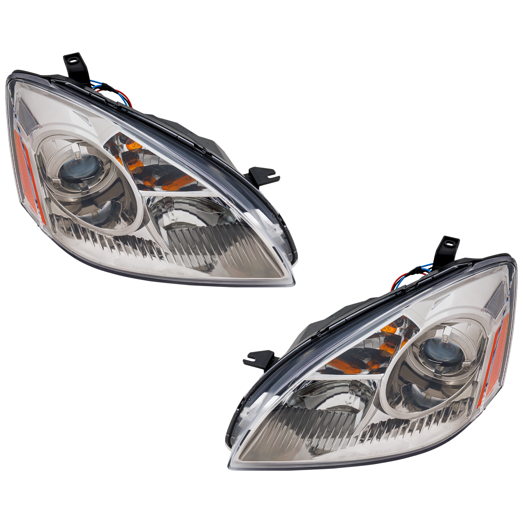 Garage-Pro GPRN10010048 Driver and Passenger Side Headlight For Nissan Altima 2002-2004 Halogen with Bulb(s) Replaces# 260103z626-pfm 260603z626-pfm