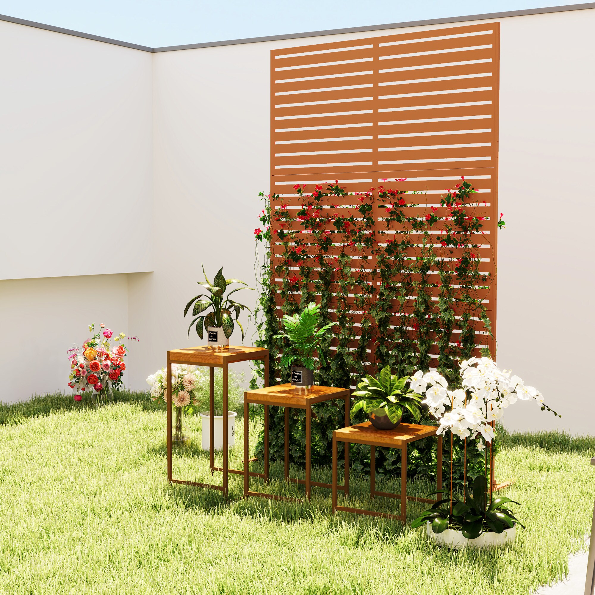 Outsunny 84J-037V00BN Outdoor-Privacy-Screen - View #8