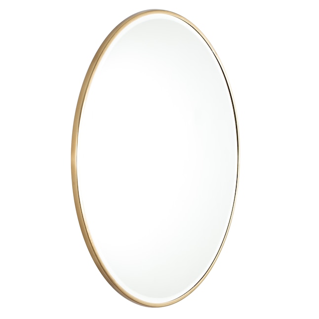 Beveled Wall Mirror In The Mirrors, Round Brass Mirror 36 Inch