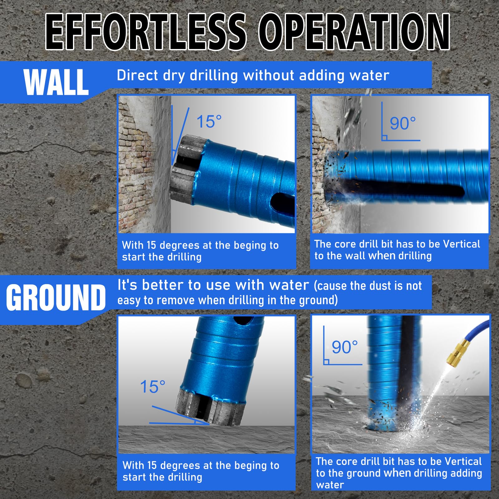 KIWDZFU LKI0817A129 Cement-Masonry-Drill-Bits - View #3