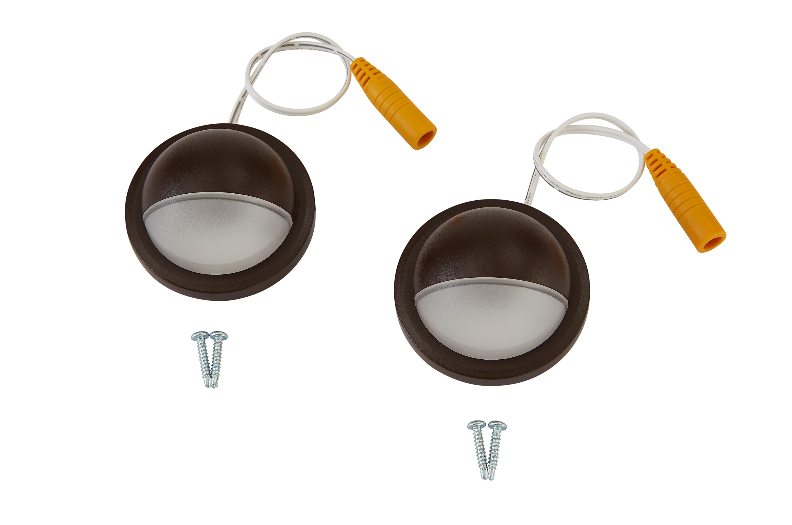 Fiberon 11204 30 -Lumens 0.8 -Watt Simply Brown Low voltage Hardwired LED Outdoor Post light 3000-K