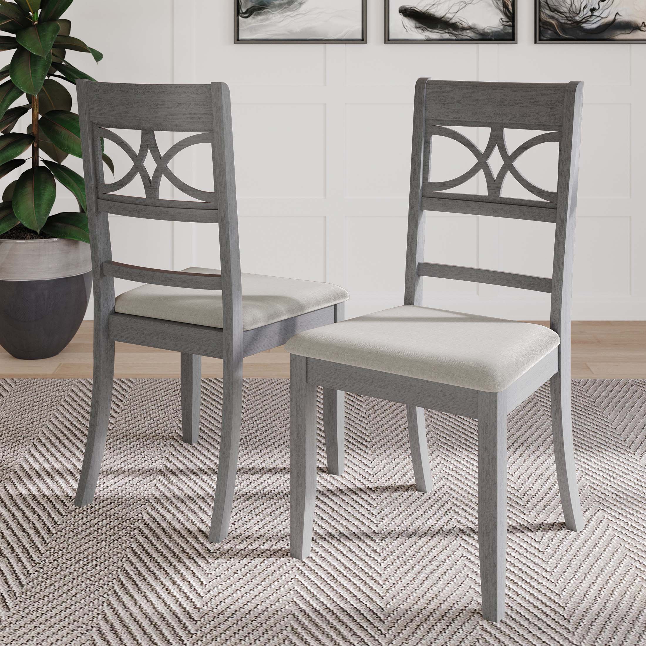 CasePiece C3070US-GY-WD-2X Dining-Chairs - View #2