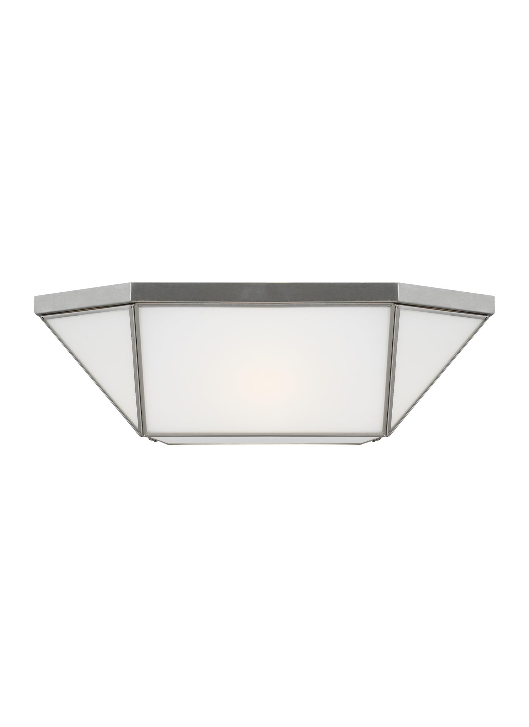 Generation Lighting 7679454-962 Morrison 4 -Light 20-in Brushed Nickel Flush Mount Light