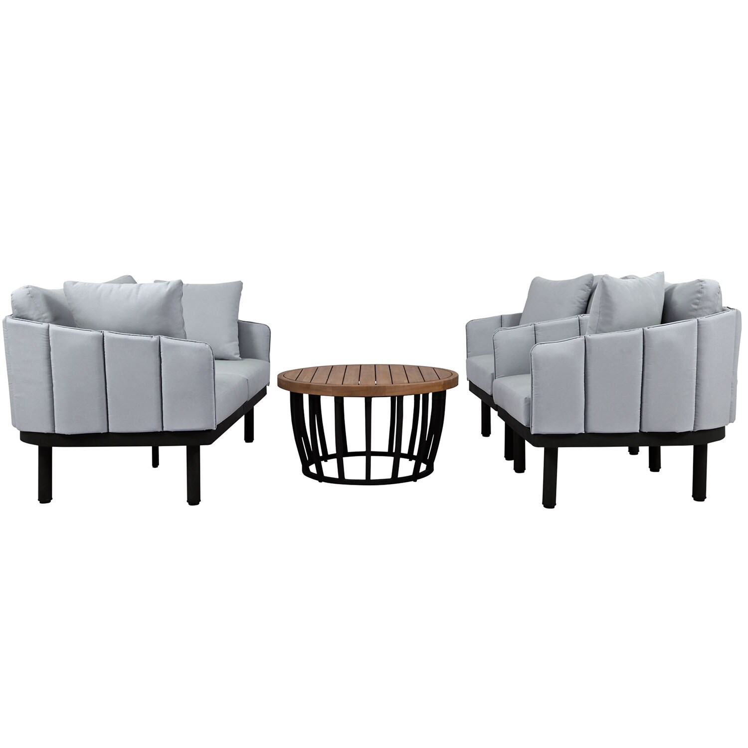 SINOFURN SYA010479GY Patio-Conversation-Sets - View #10