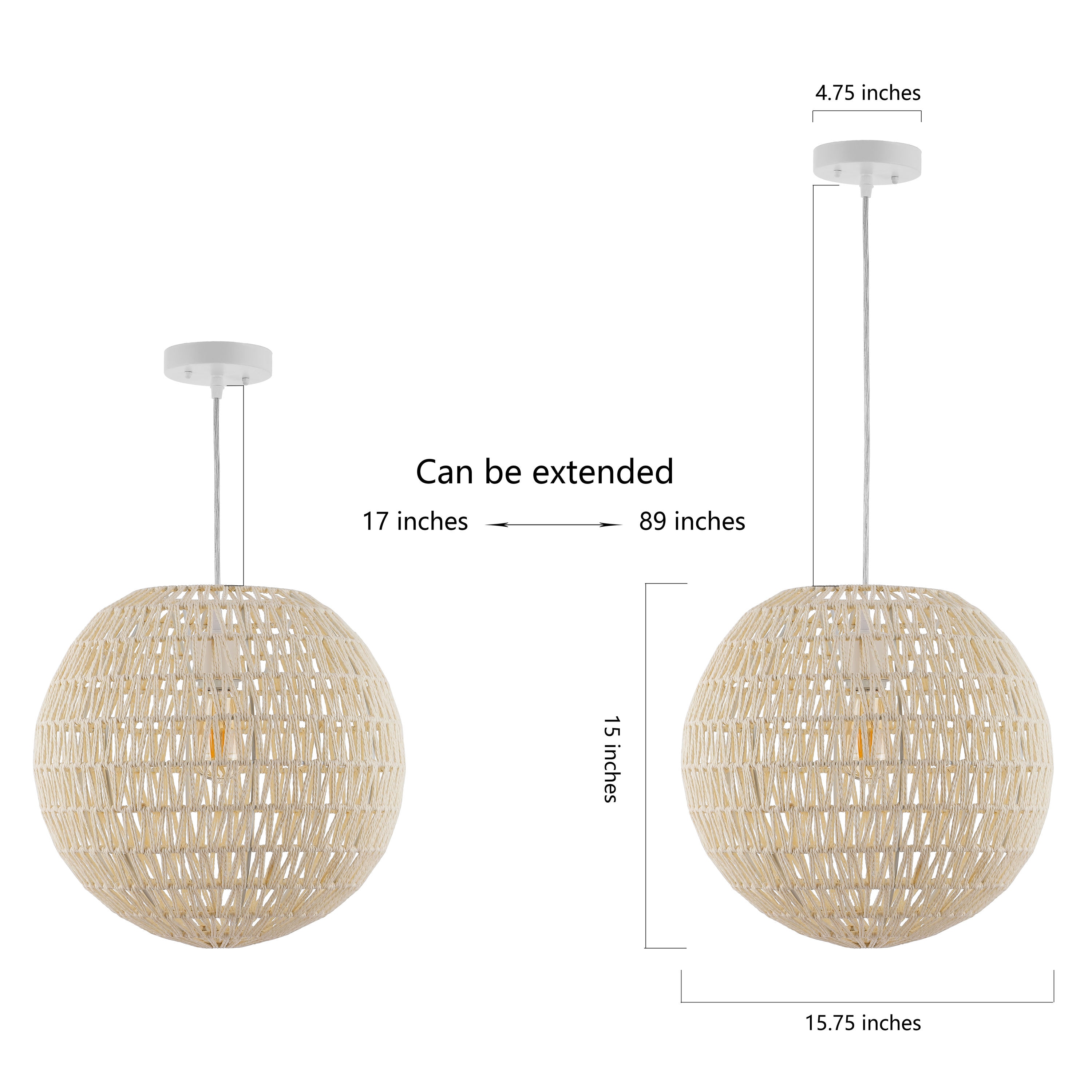 JONATHAN  Y JYL6503B Pendant-Lights - View #9