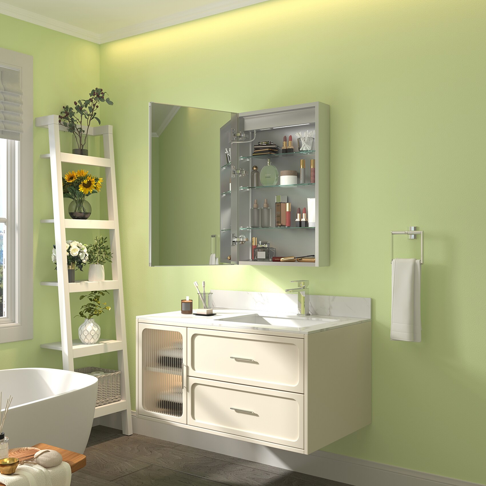ExBrite W7MC1536L Bathroom-Medicine-Cabinets - View #11