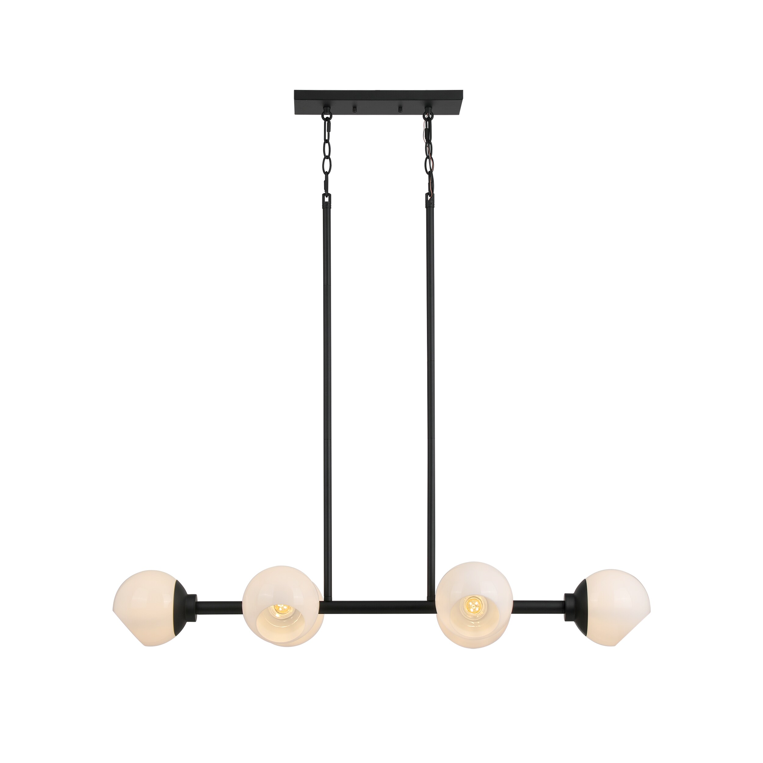 全国どこでも送料無料！ CYPRUS 21 Origin 6-Light Chandelier Traditional Black Matte ロッド