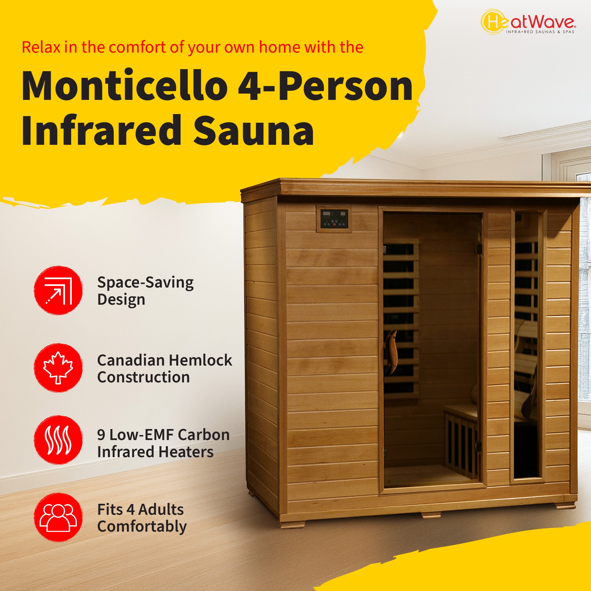 HEAT WAVE BSA2418 Indoor-Saunas - View #2