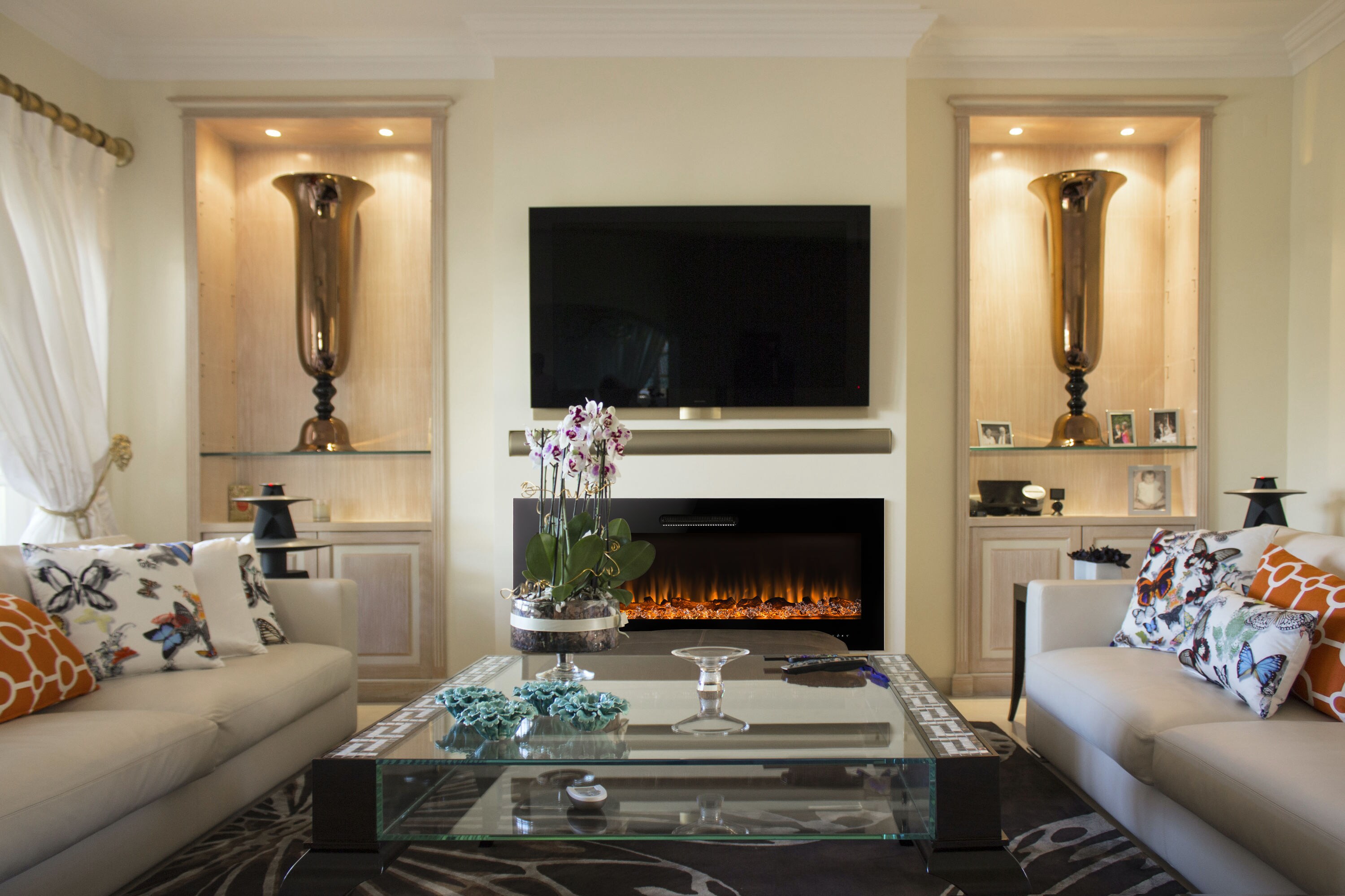 Glitzhome 2019200003 Electric-Fireplaces - View #2