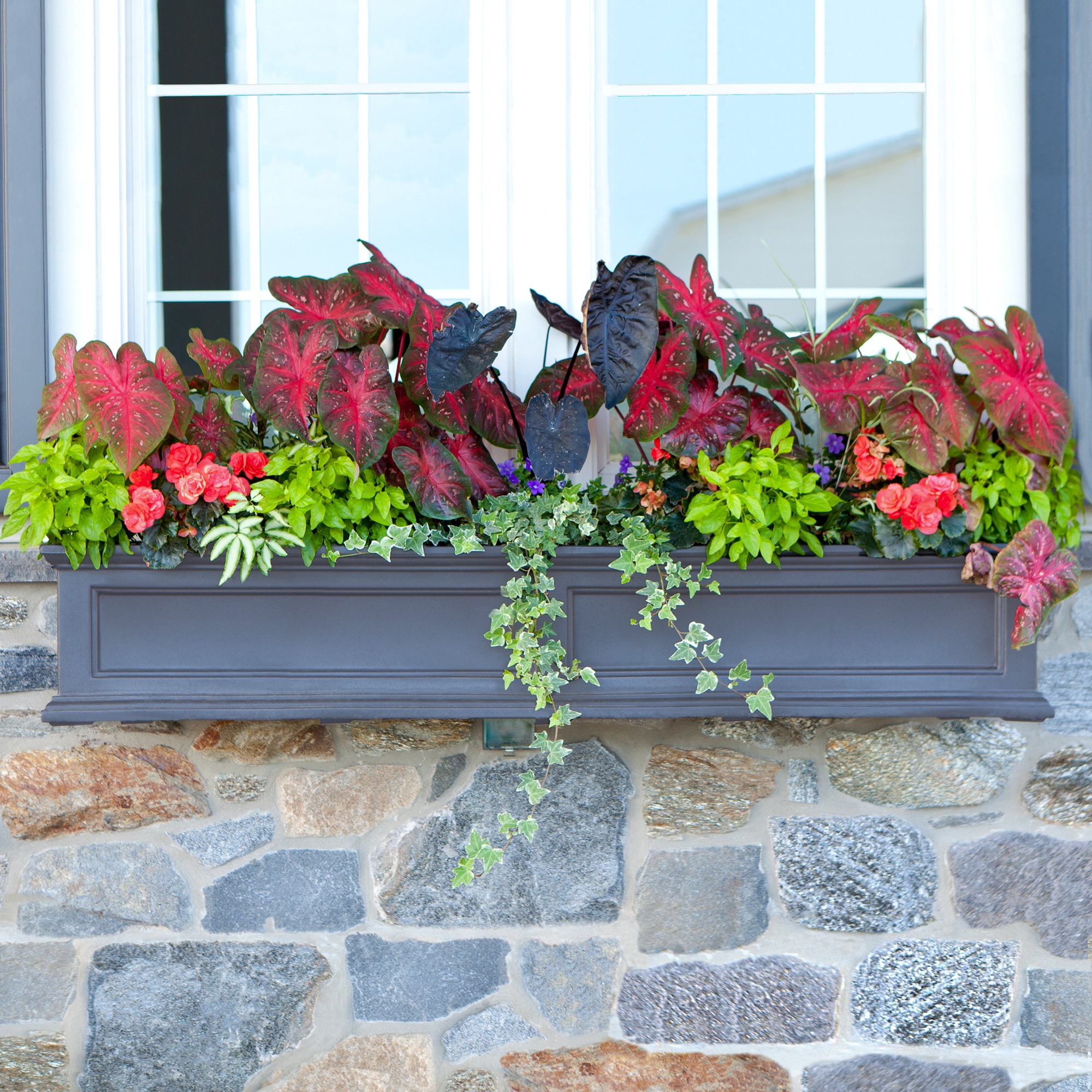 Mayne 5824-GRG Planter-Window-Box - View #9