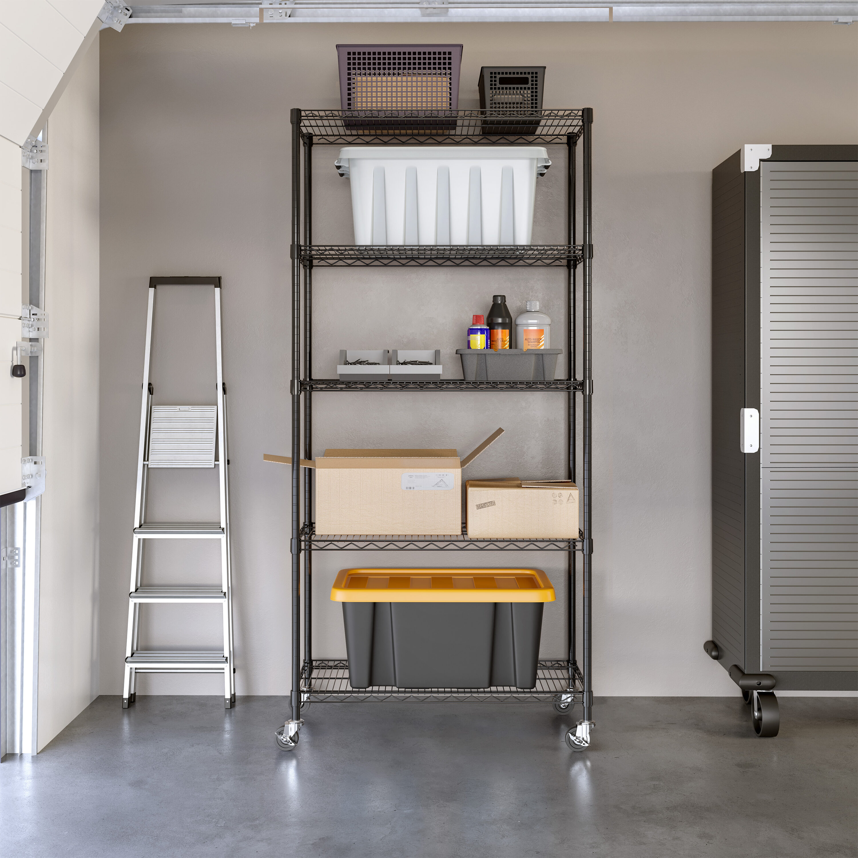 Seville Classics SHE15391B Free-Standing-Shelving - View #3
