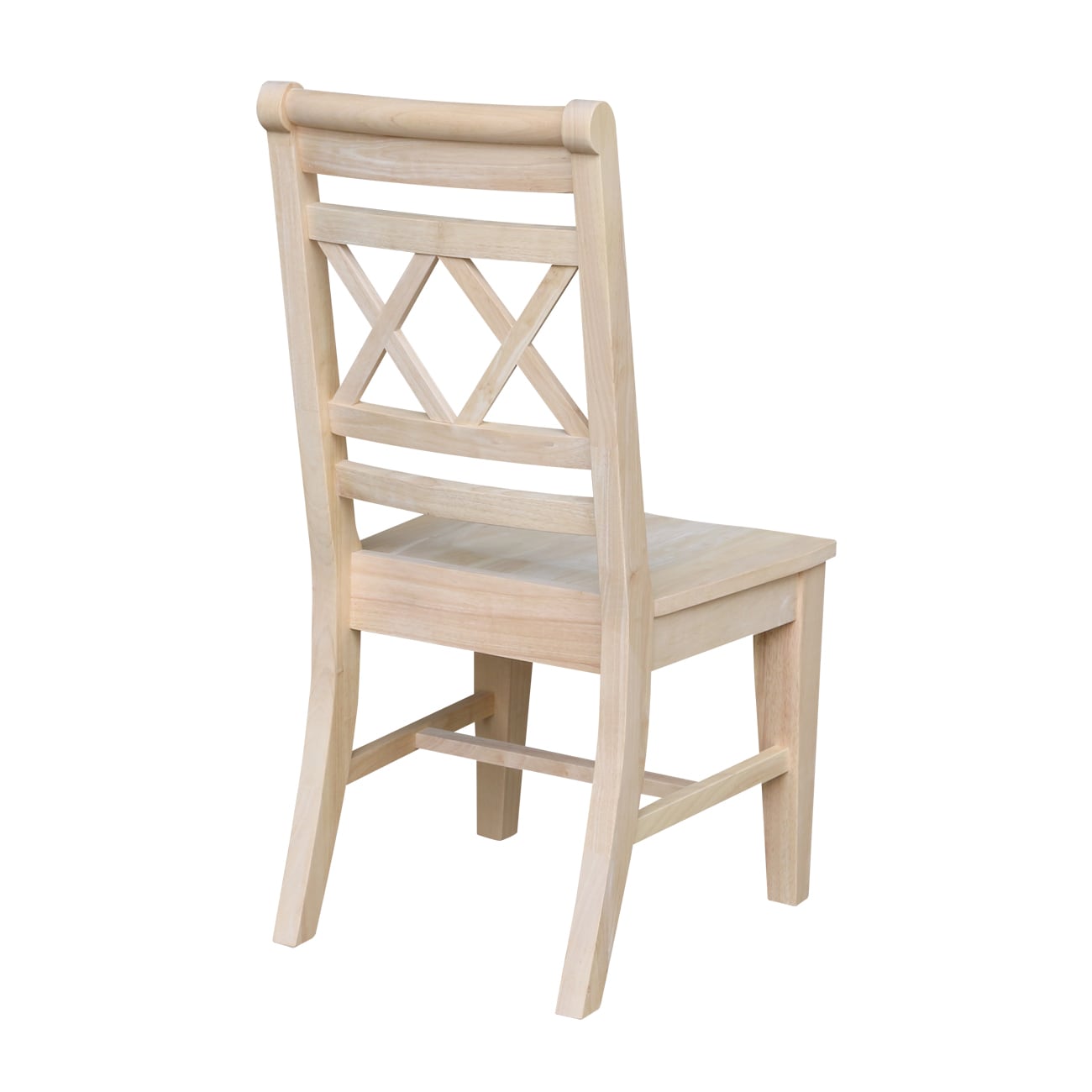 International Concepts Set of 2 Traditional Dining Side Chair (Wood ...