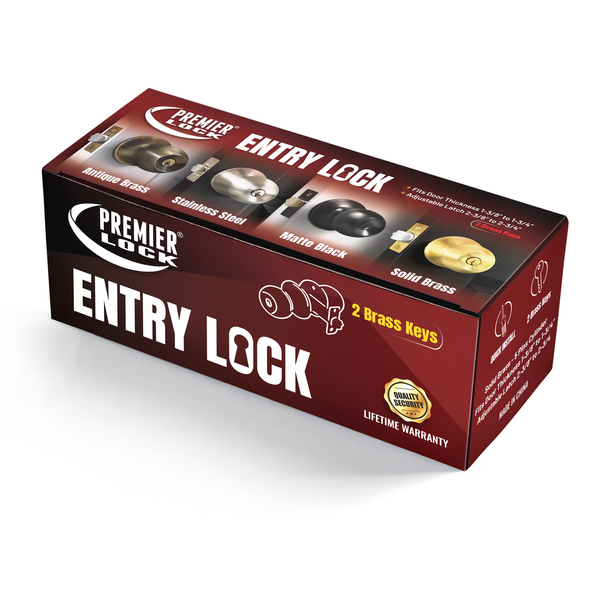 Premier Lock Keyed Alike Entry Door Stainless Steel Exterior