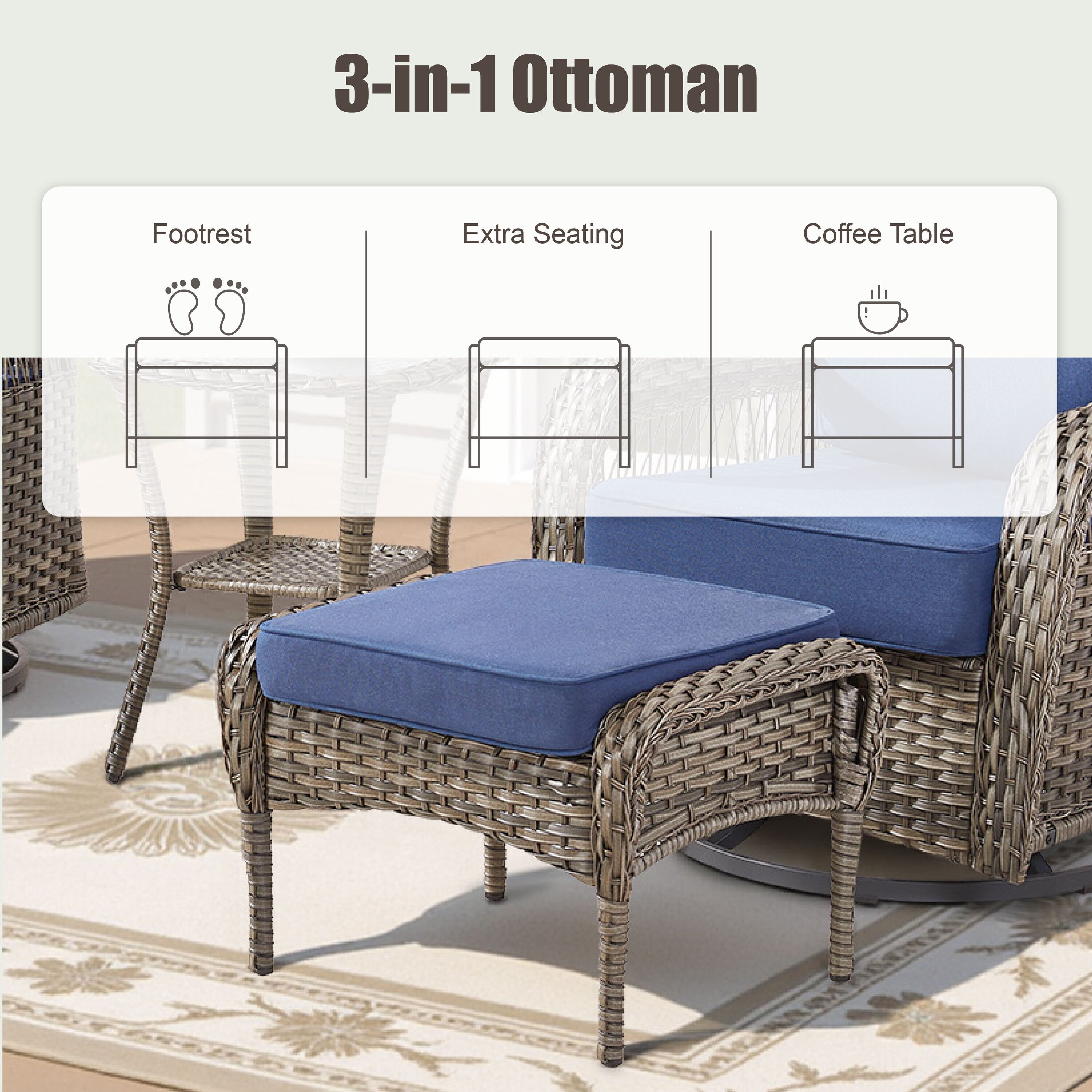 Tinyhomie LW-WEM-4287 Patio-Chairs - View #5