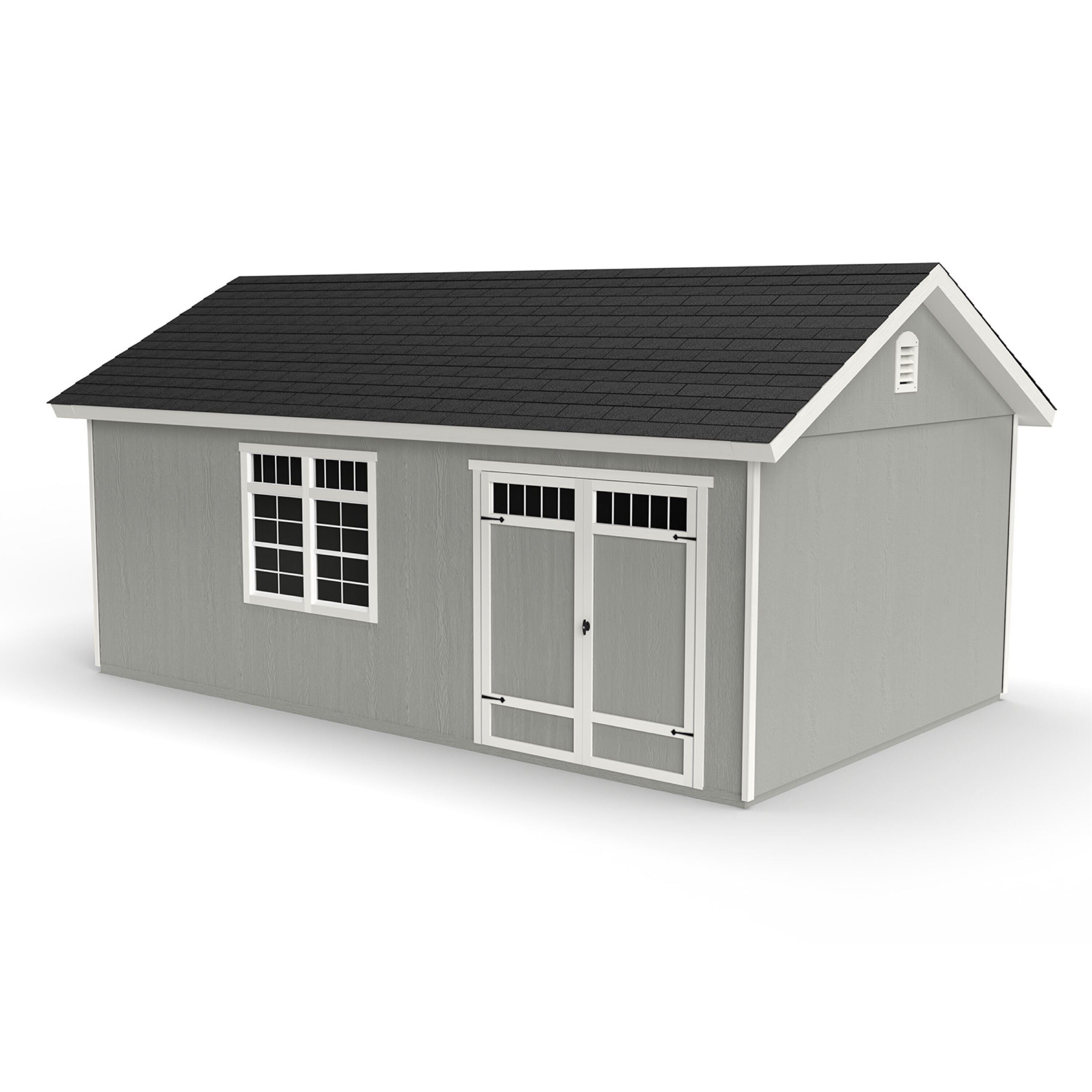 Heartland Kennedale 20-ft x 12-ft Wood Storage Shed (Floor Included) in ...