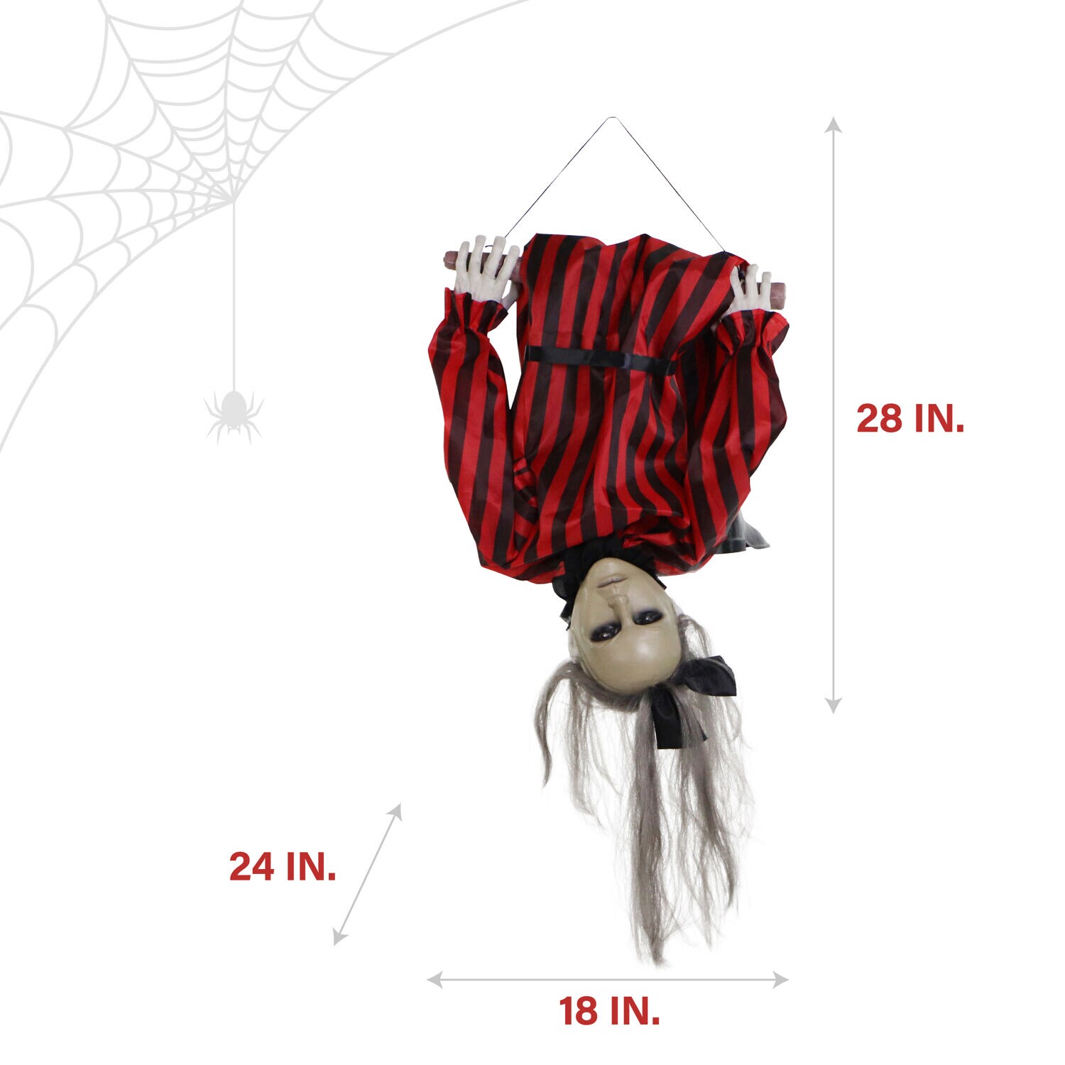Haunted Hill Farm HHGIRL-5HLSA Halloween-Animatronics - View #3