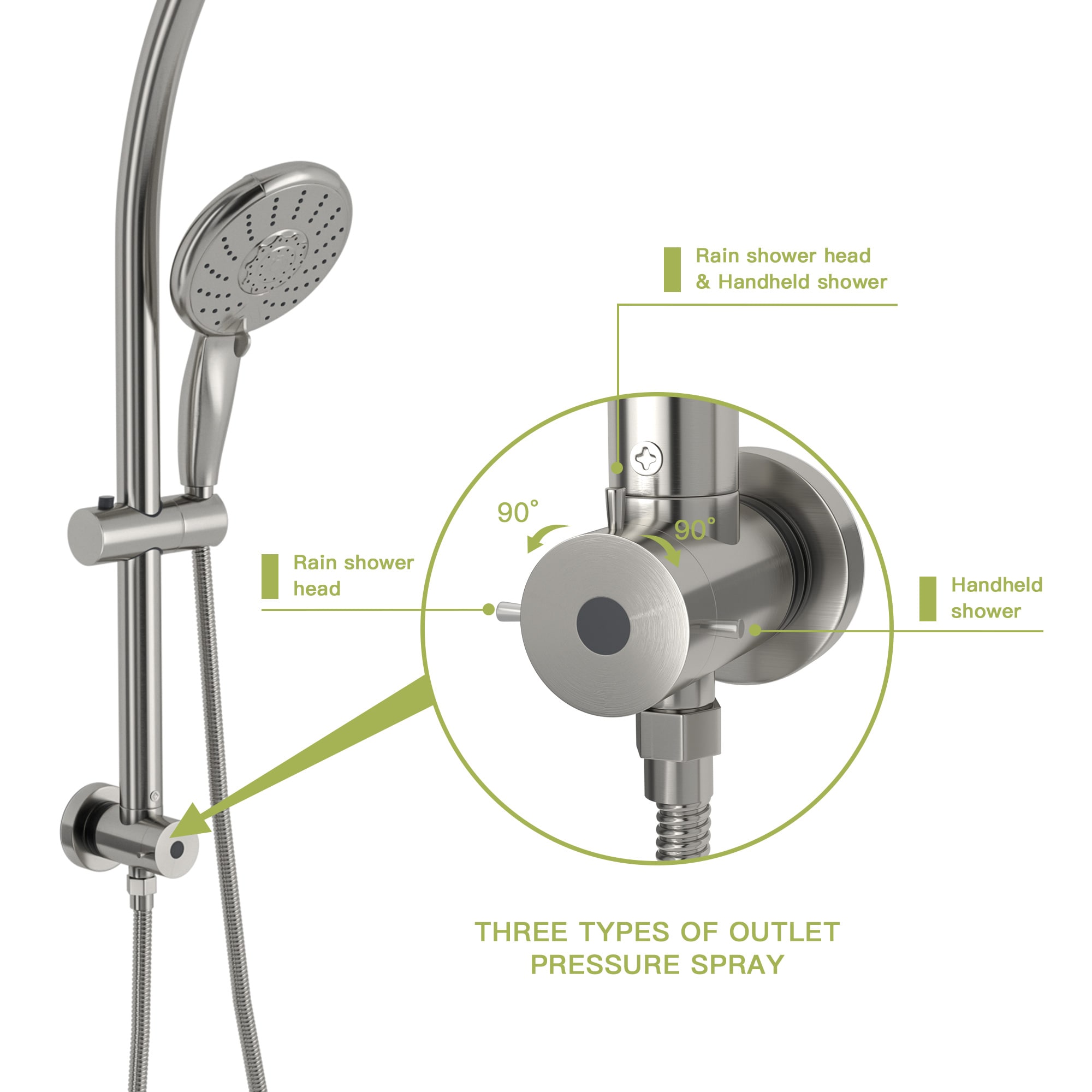 KICHAE KSLF17003-CH Fixed-Showerhead - View #4