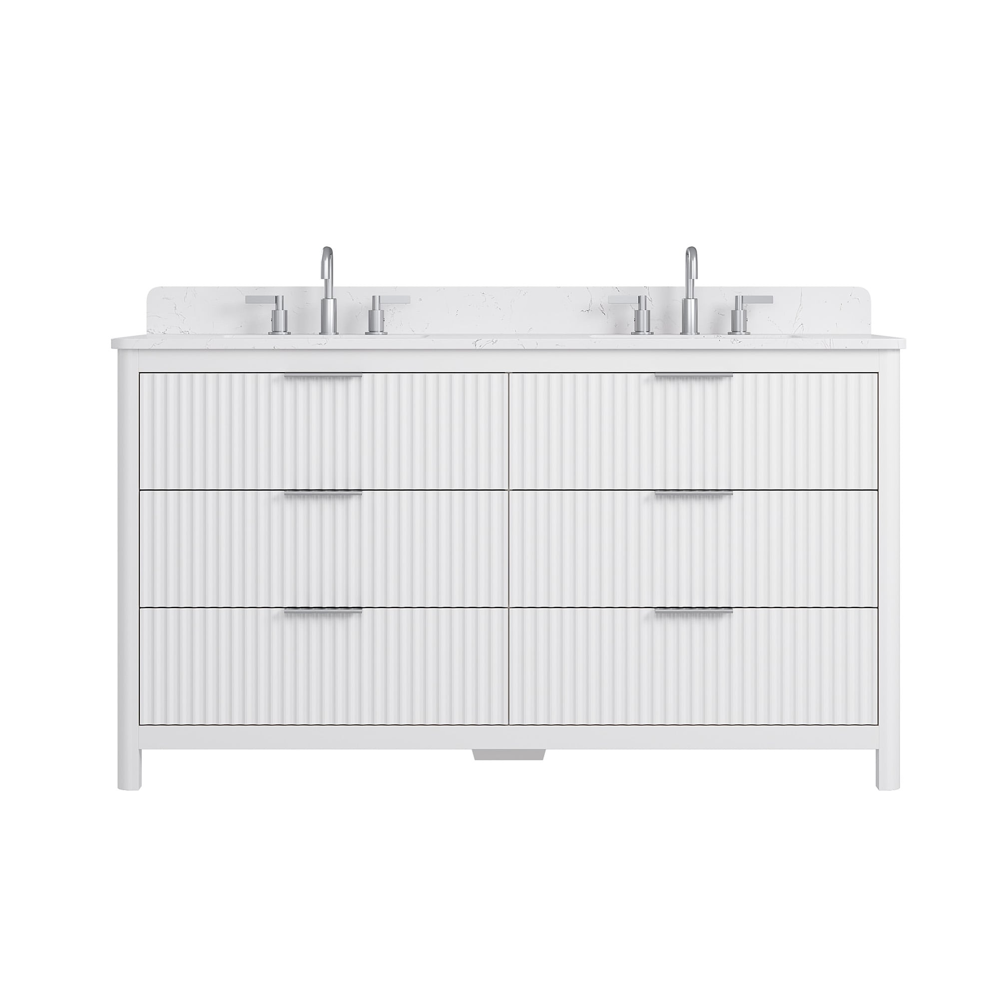 DELUXE LIVING V24001-60WT Bath-Vanity-Combo - View #2