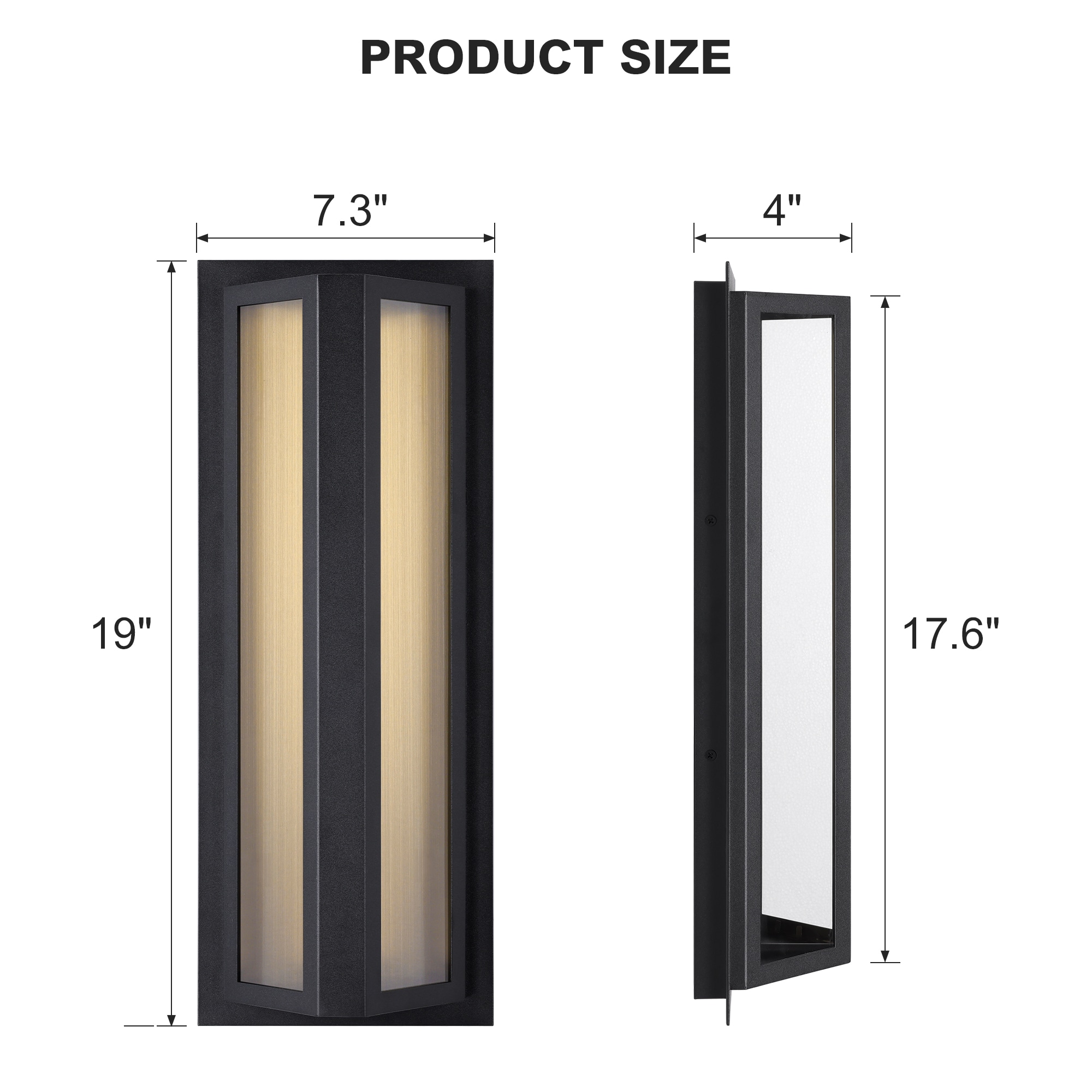 LamQee 06FTL0308ABK Outdoor-Wall-Lighting - View #9