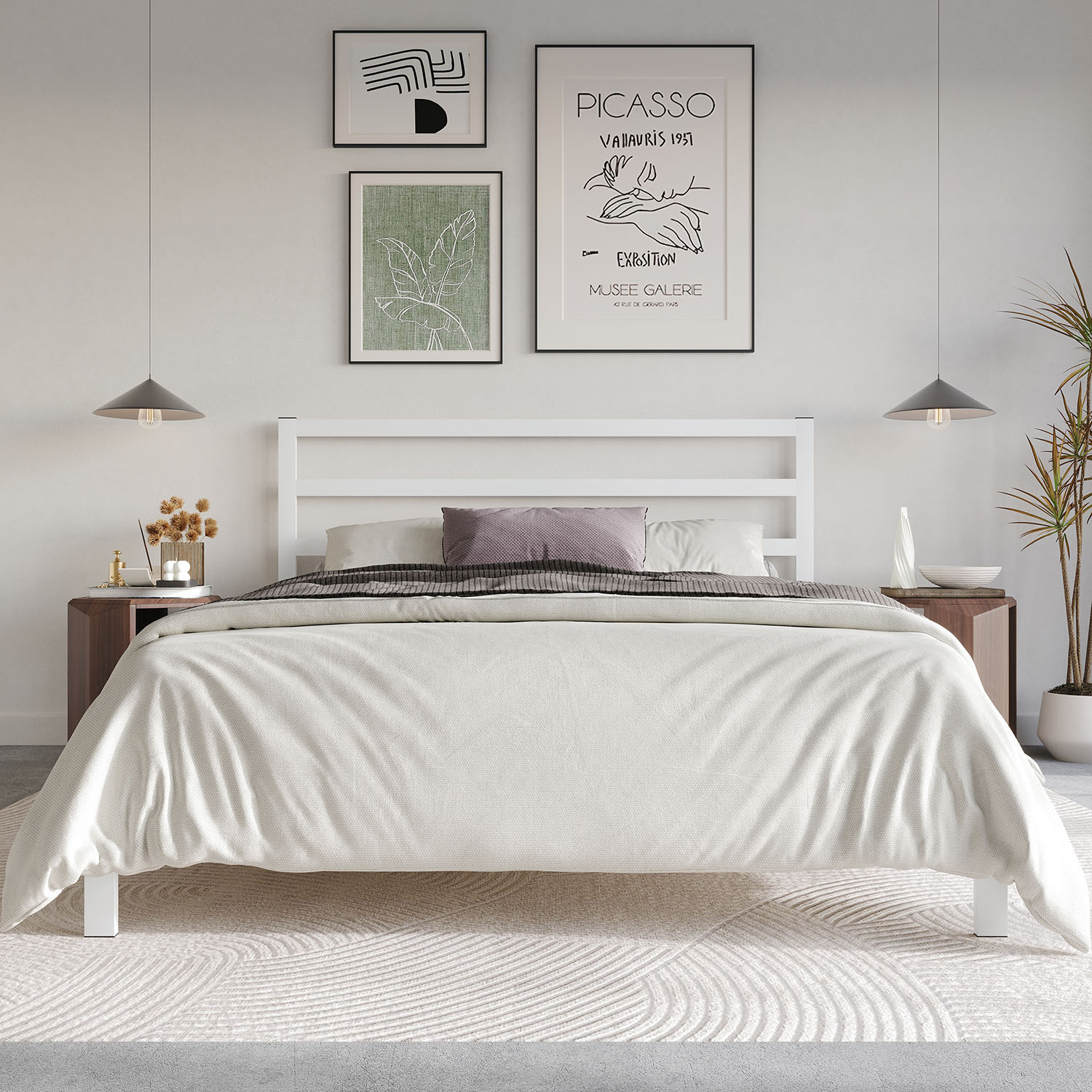 CasePiece CMB031TPL-WT-MT beds - View #2