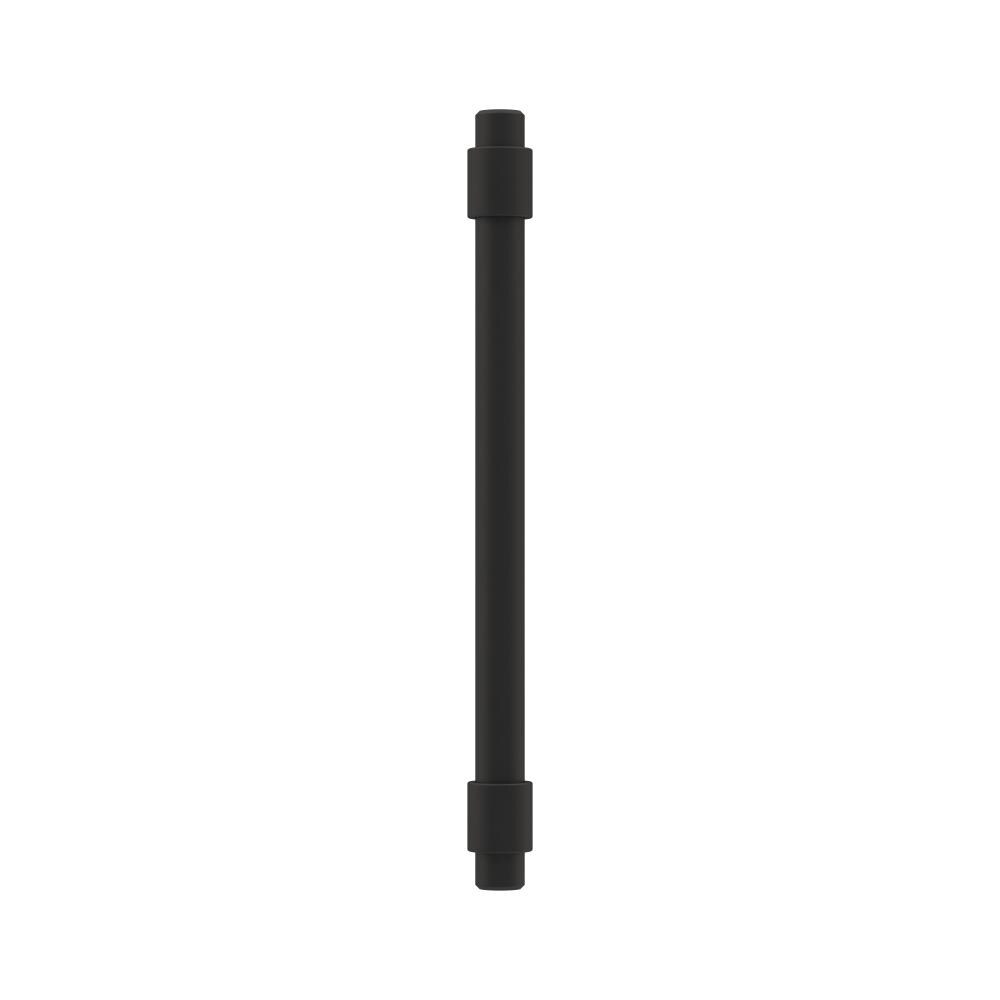 Matte Black Modern 5-1/16" Cabinet Drawer Pull with Mounting Hardware
