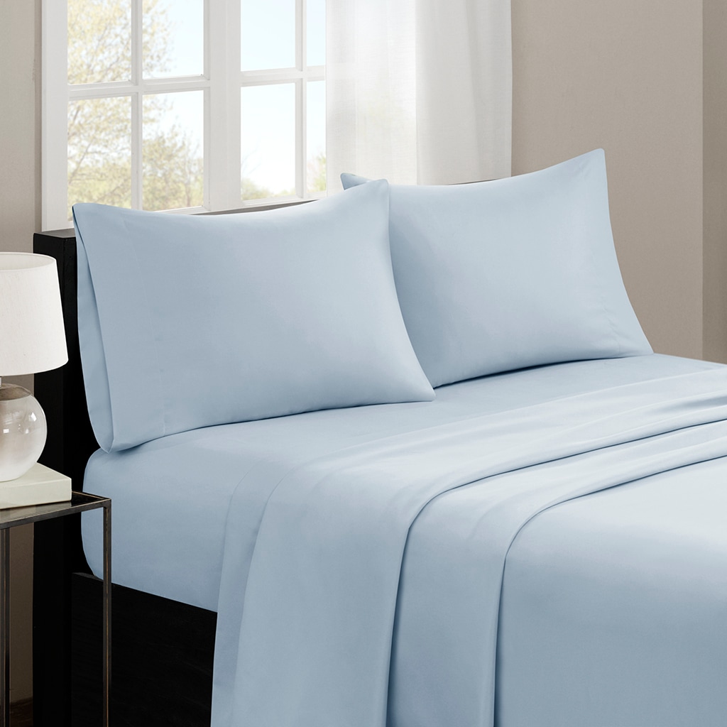 Grand Estate Hotel Wrinkle-Resistant Cotton-Rich 6 Piece Flat Sheet Set &  Reviews