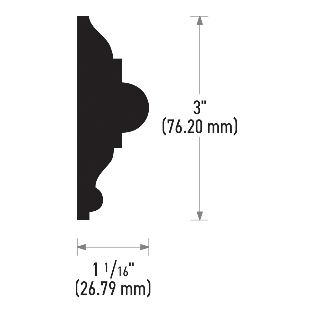 RELIABILT 300-MDF8 Chair-Rail-Moulding - View #4