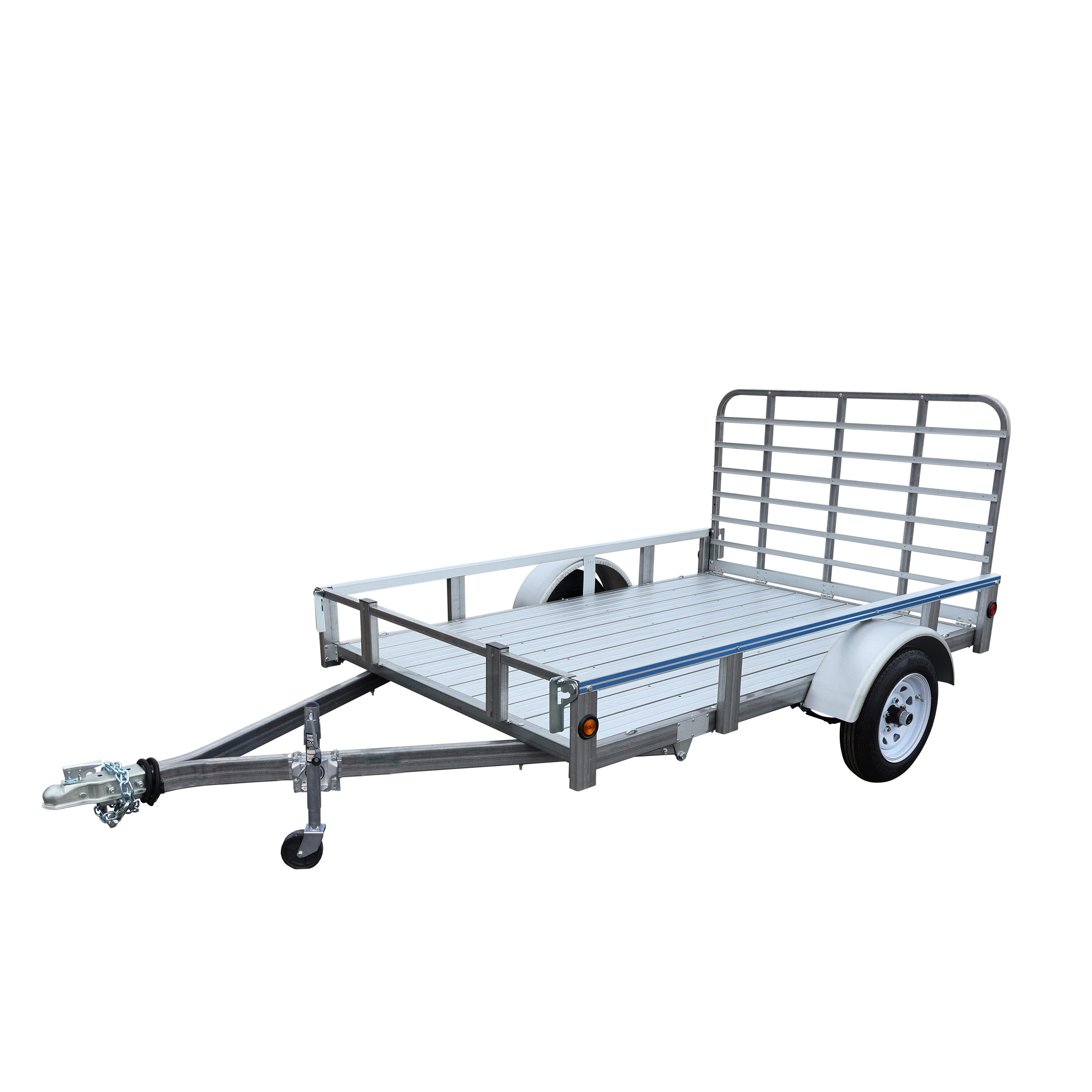 Stirling 504090 5 x 8.2 Galvanized steel Utility Trailer with Ramp Gate ( 1600-lb Capacity )