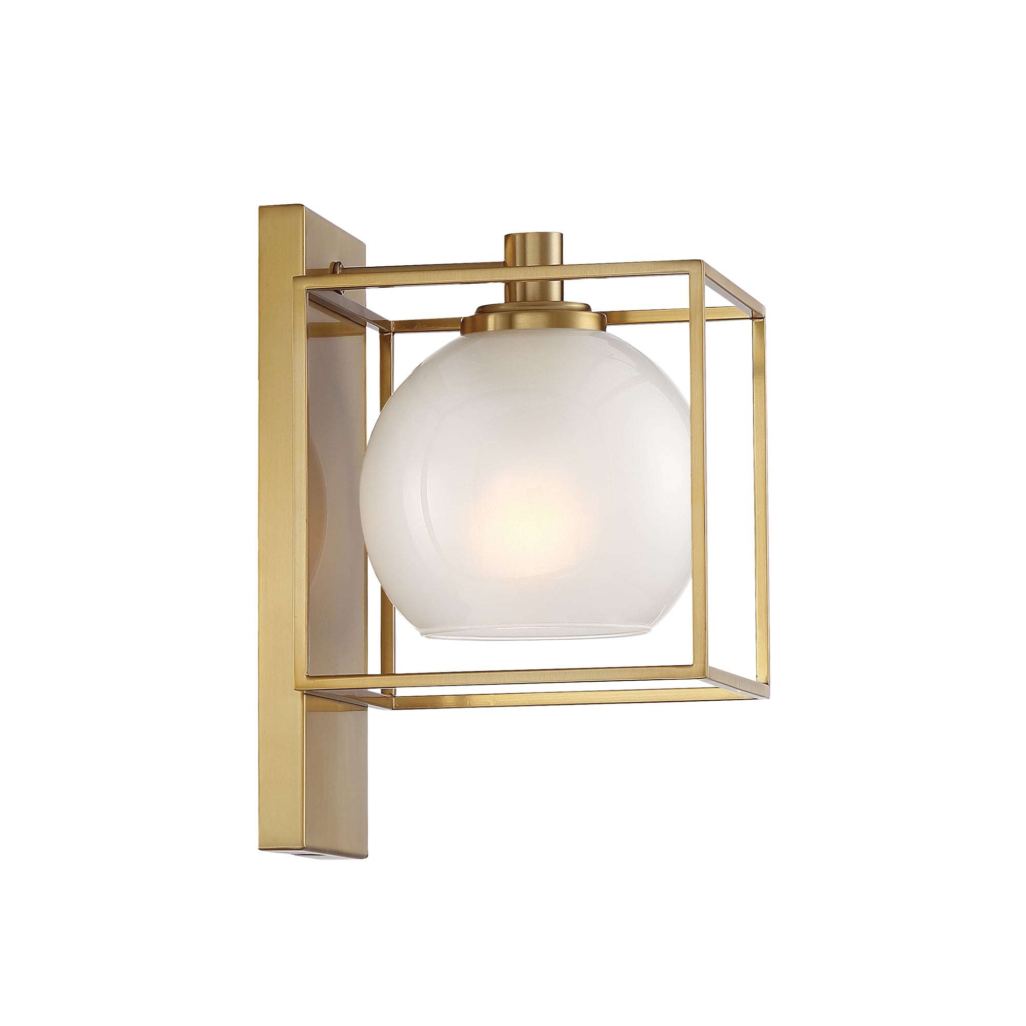 Cowen Brushed Gold Dimmable Vanity Wall Sconce