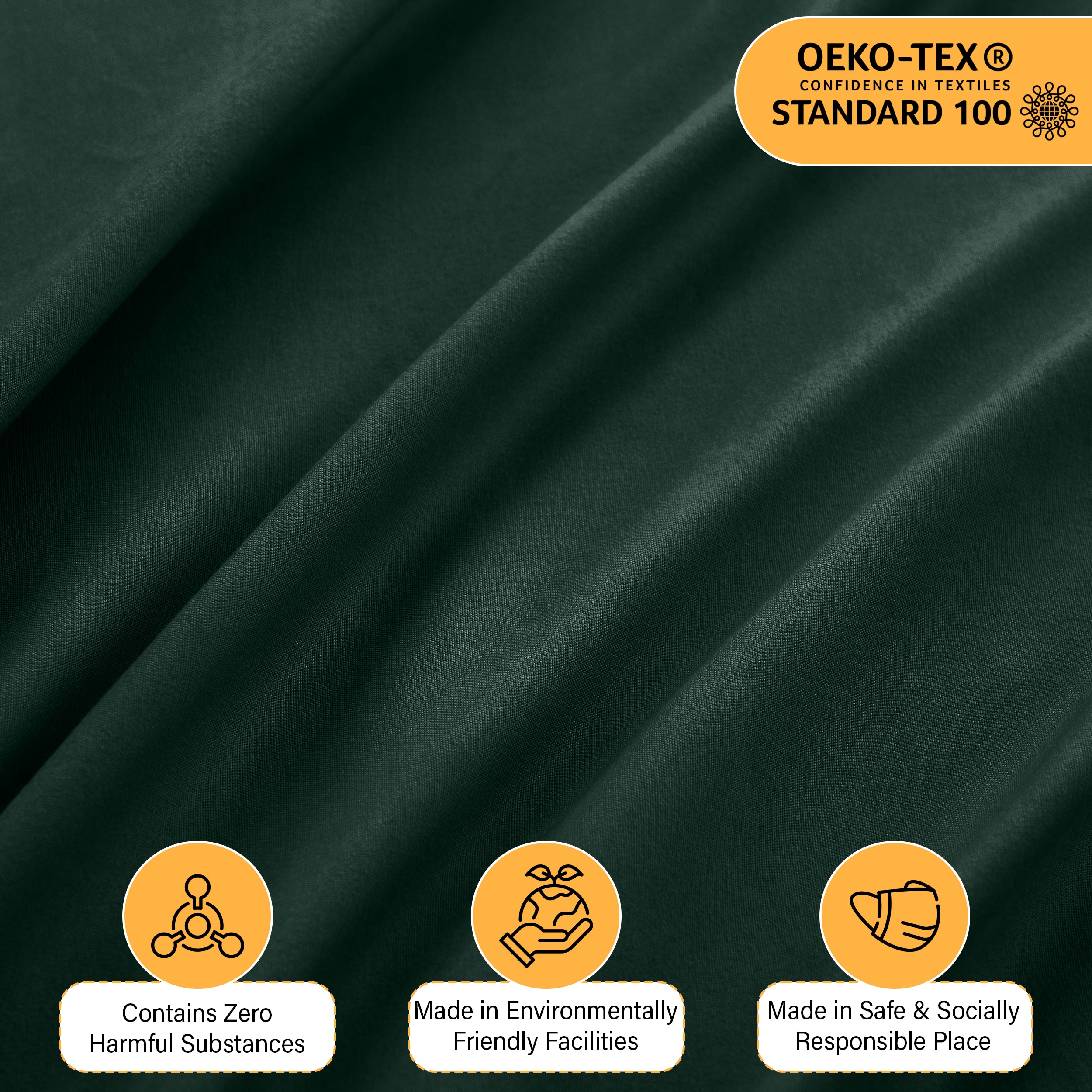 Lux Decor Collection 4PC PSHT F E.GRN Sheet-Sets - View #5