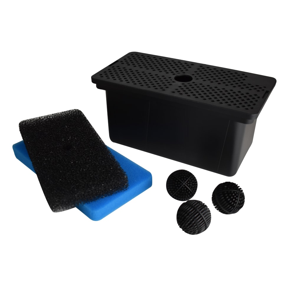 Submersible Flat Box Pond Pump Filter Box Kit Cleaner Filtration 500 Gallons 