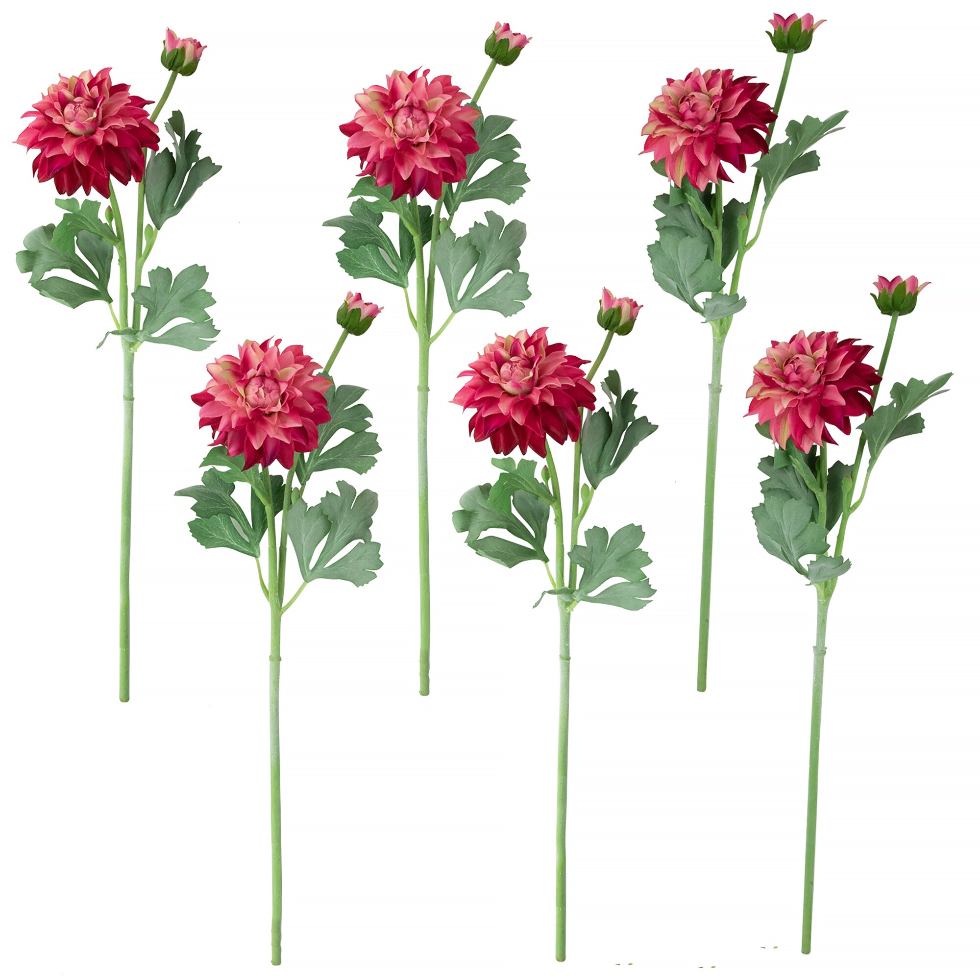 Northlight 35644504 23-in Pink Indoor Hanging Dahlia Artificial flower