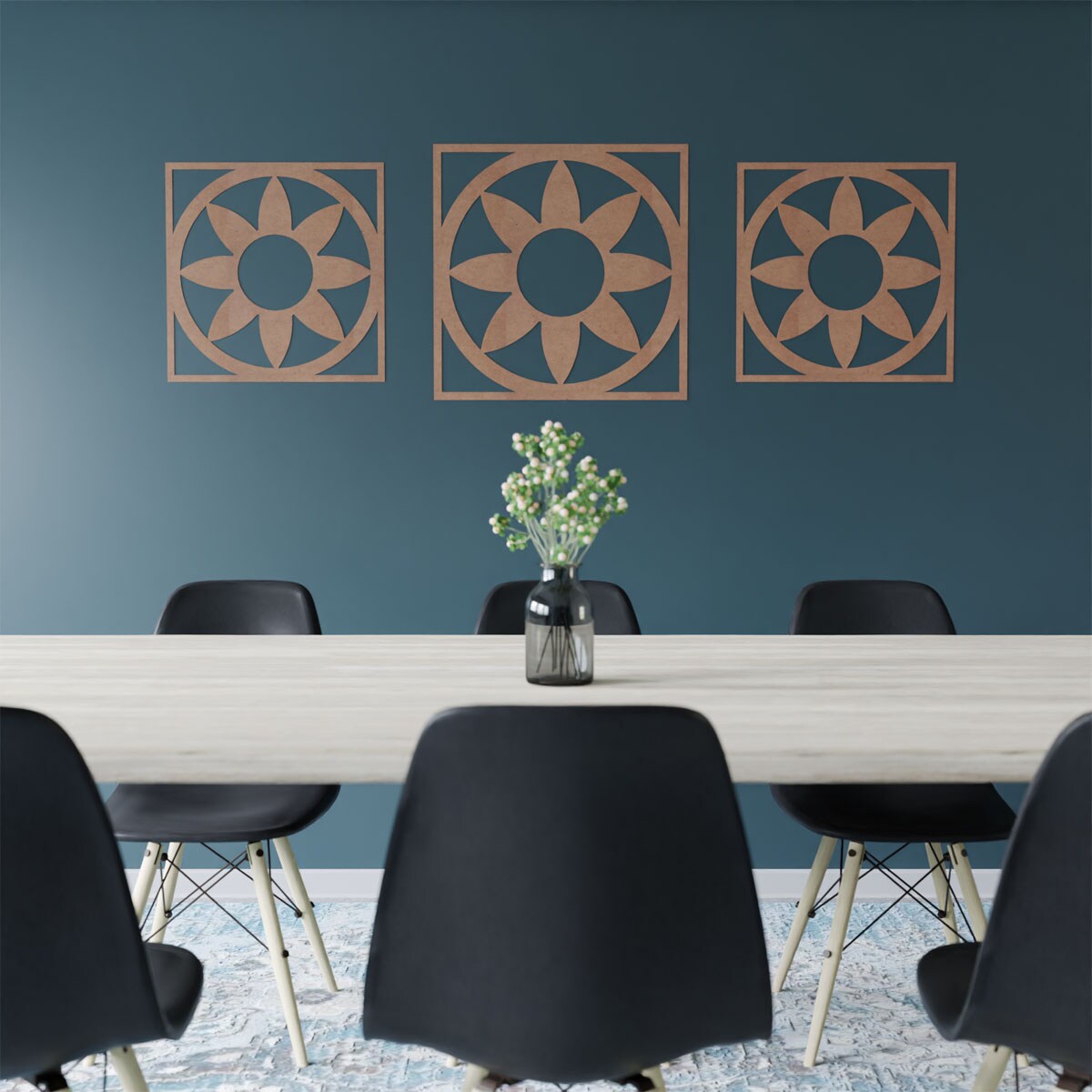 Ekena Millwork CMWP16X16X0375BLMF Ceiling-Medallions - View #6