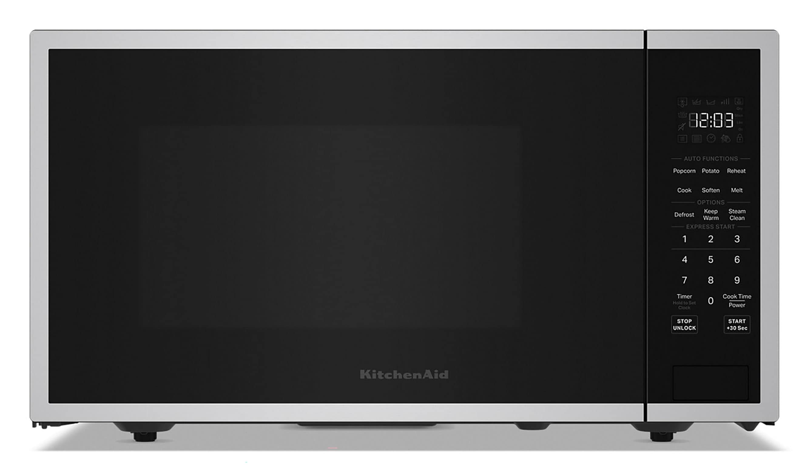 KitchenAid KMCS122SSS 1.6-cu ft 1700 -Watt Countertop Microwave ( Stainless Steel )
